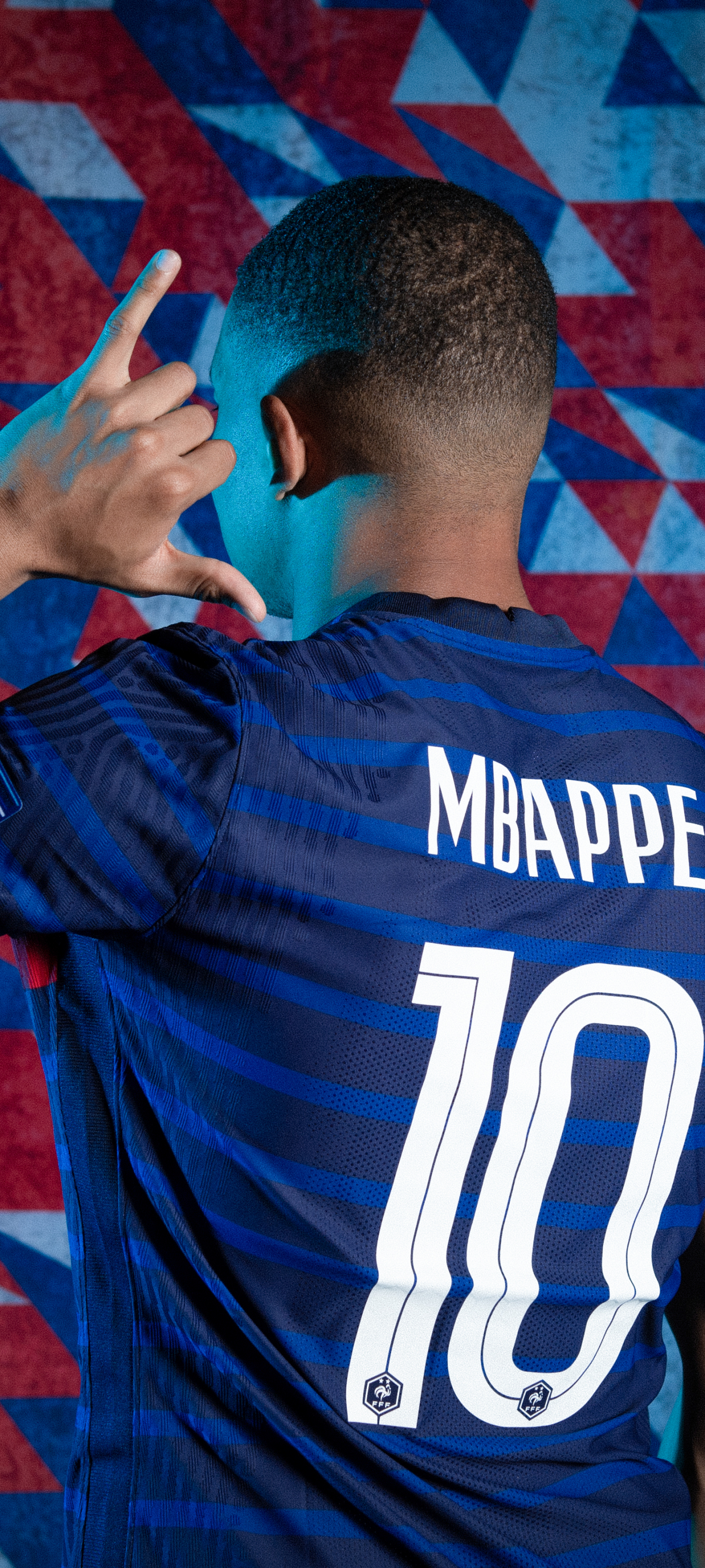 Handy-Wallpaper Sport, Fußball, Kylian Mbappé, Frankreichs Fußballnationalmannschaft kostenlos herunterladen.