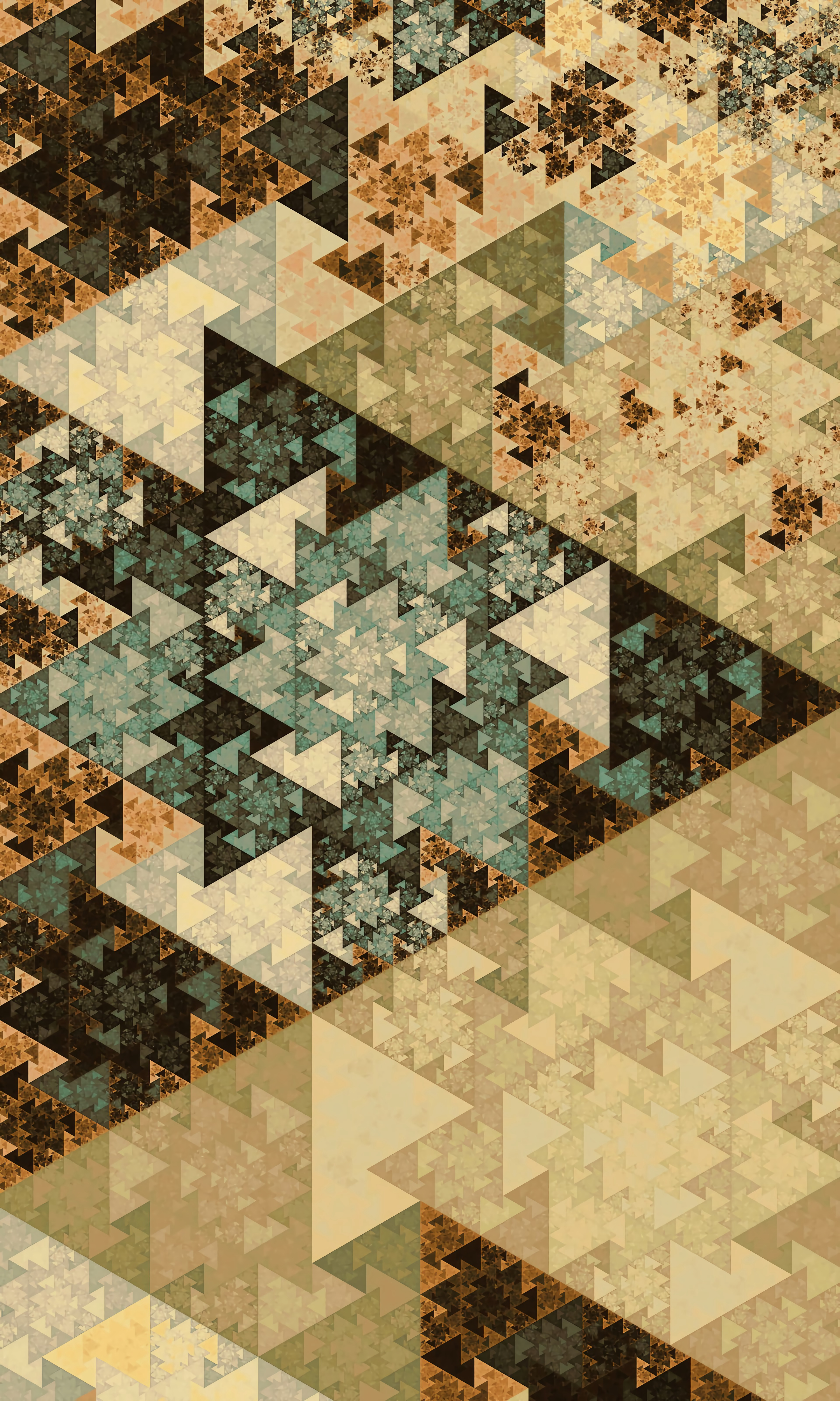 multicolored, motley, pattern, texture, textures, fractal, geometry, triangles