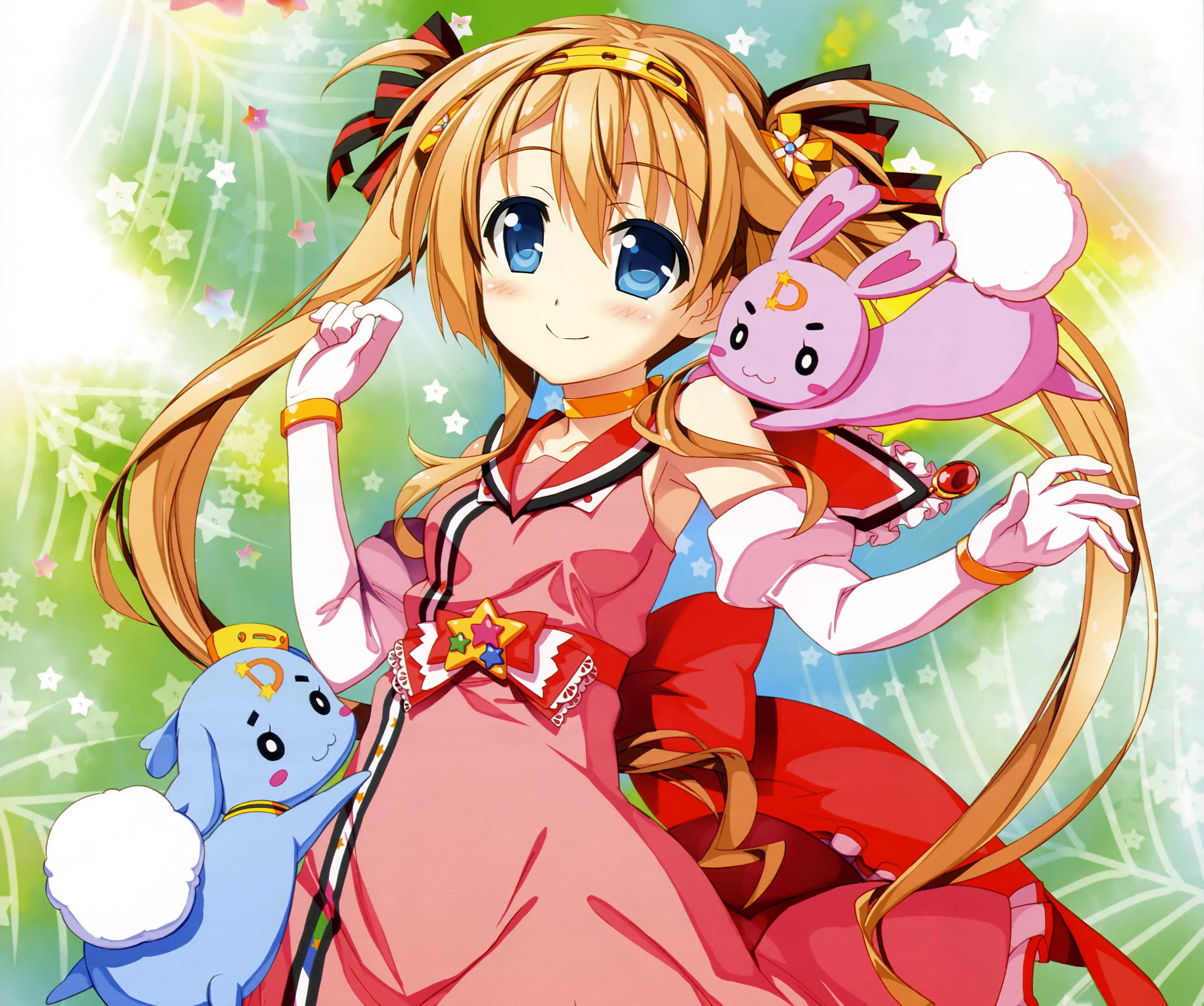 Free download wallpaper Anime, Blonde, Rabbit, Blue Eyes, Breetschlag on your PC desktop