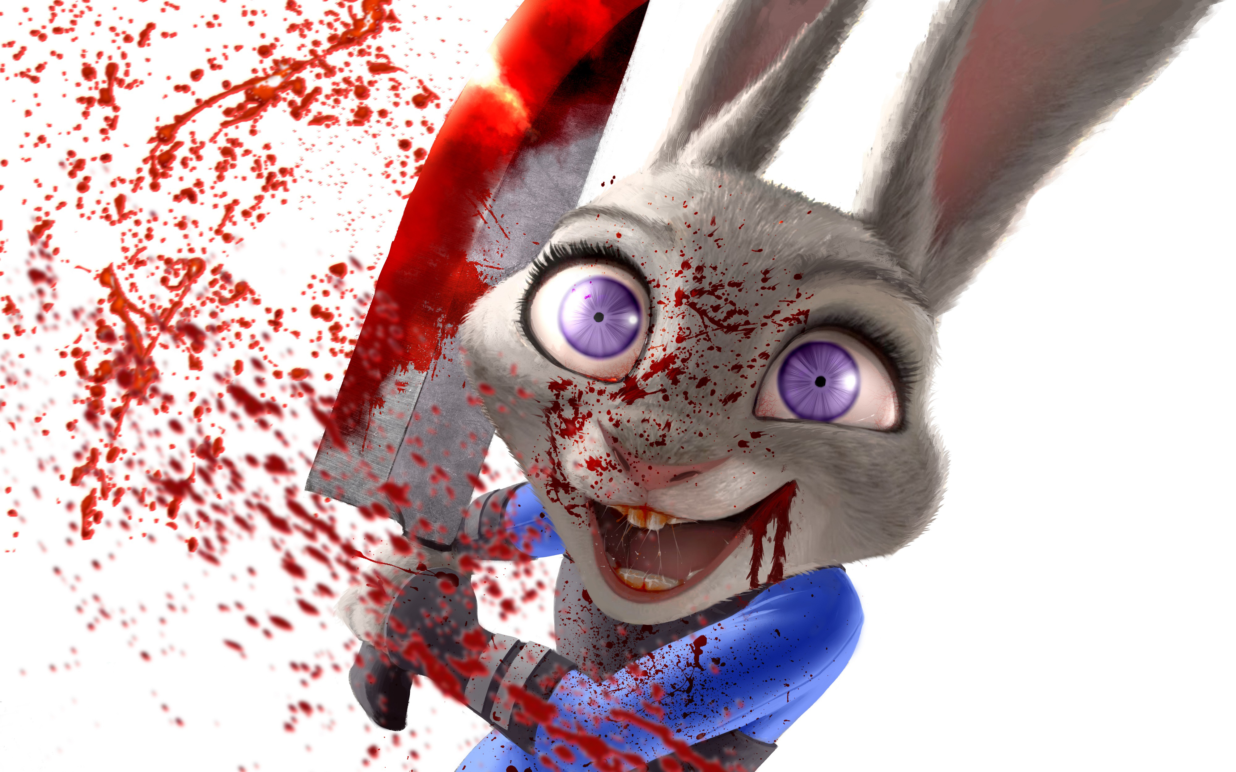 Download mobile wallpaper Blood, Movie, Zootopia, Judy Hopps for free.