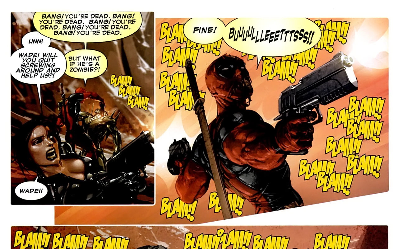 Handy-Wallpaper Deadpool, Comics kostenlos herunterladen.