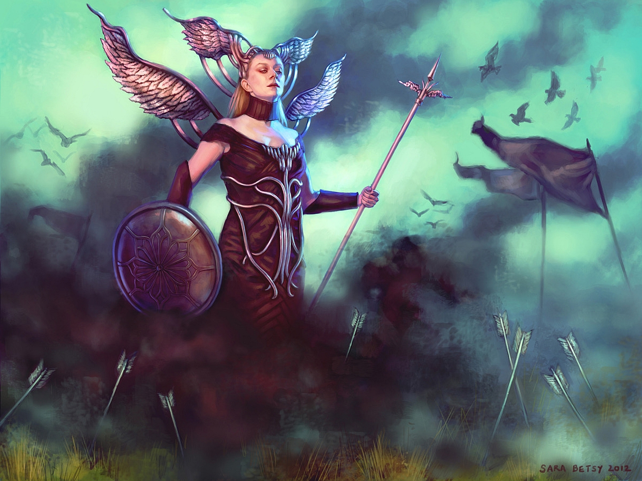 Free download wallpaper Fantasy, Women Warrior on your PC desktop