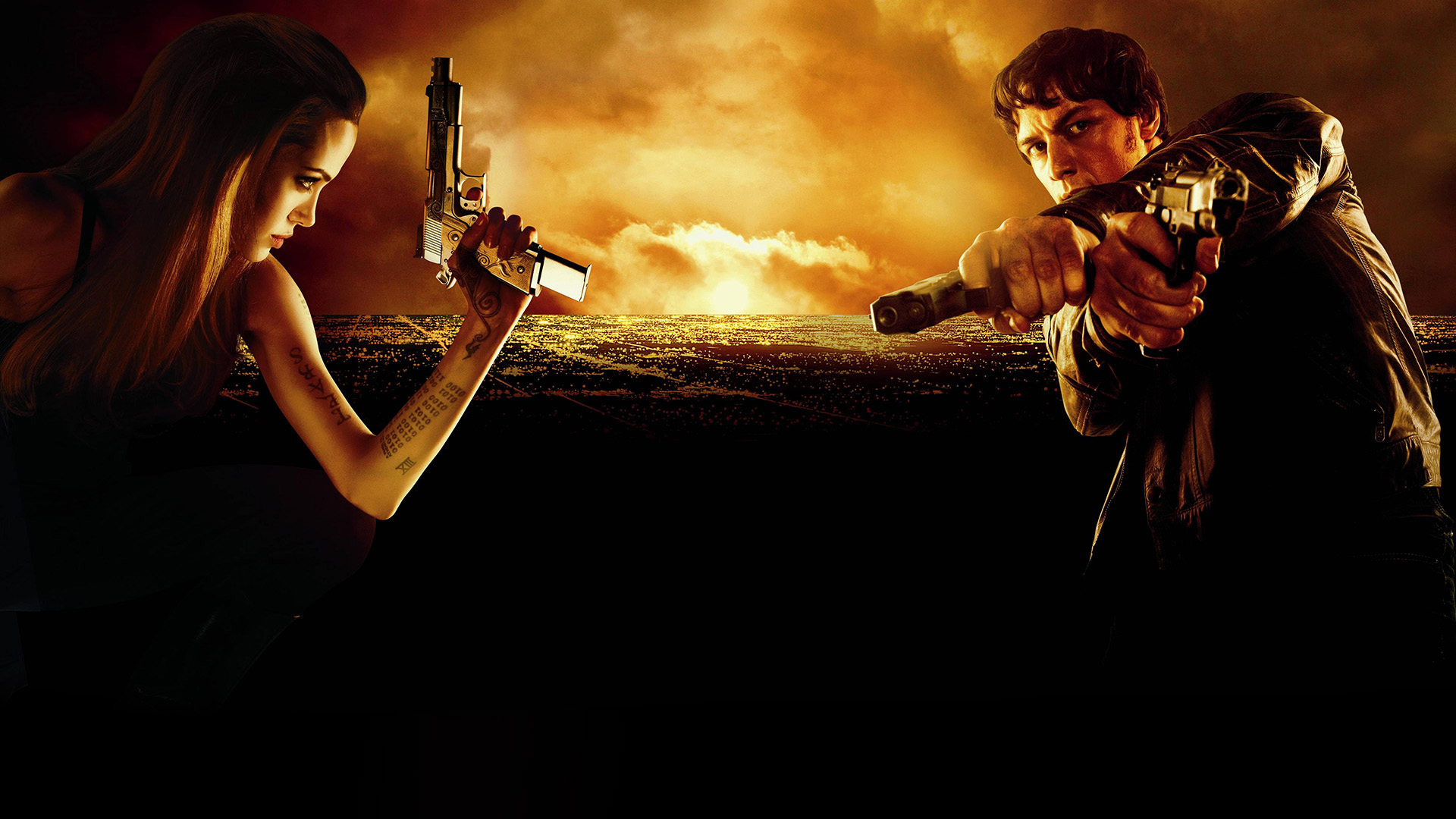 743496 descargar fondo de pantalla películas, wanted (se busca), angelina jolie: protectores de pantalla e imágenes gratis