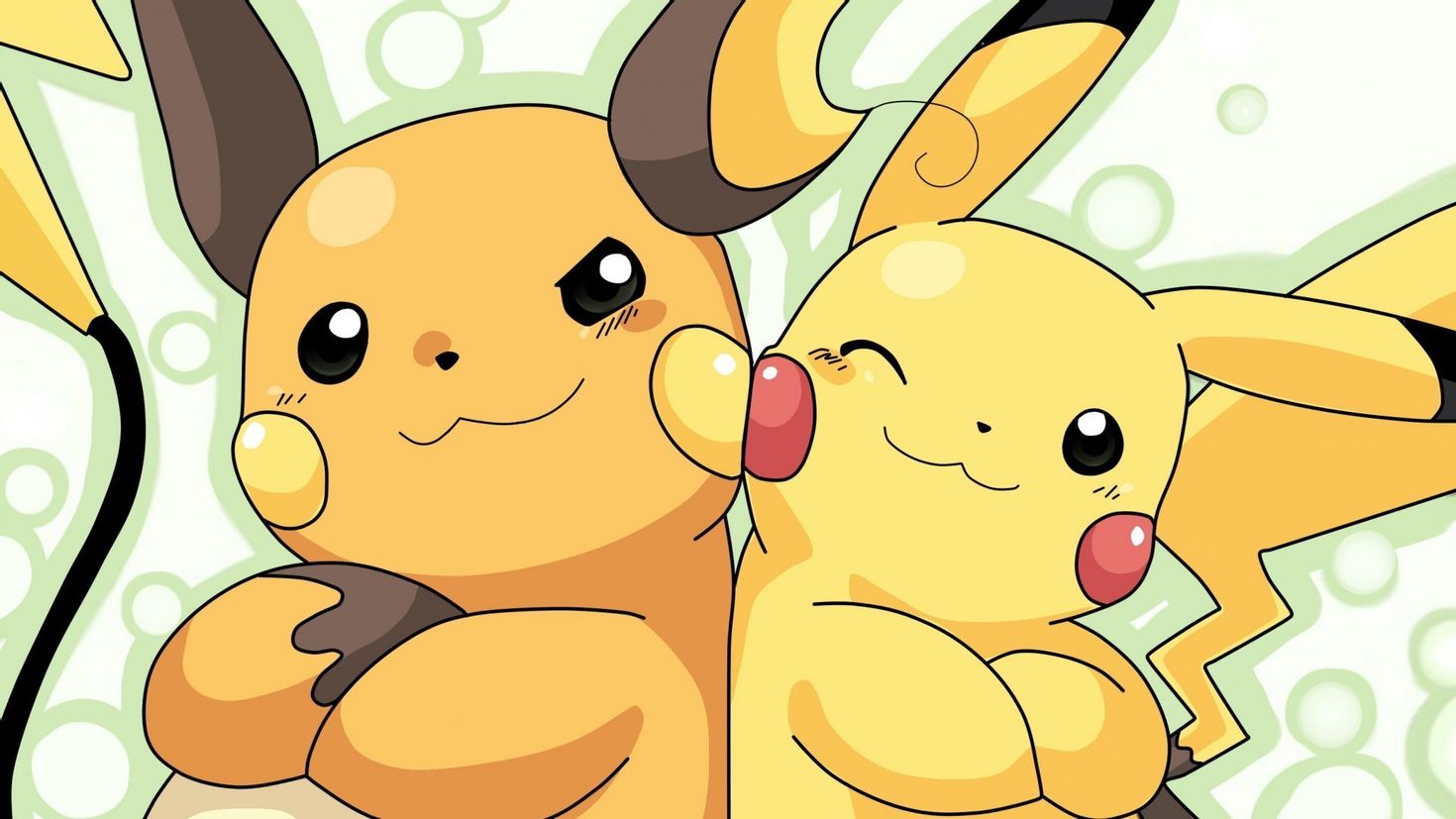 Download PC Wallpaper anime, pokémon, <b>pikachu</b>, raichu (pokémon) .