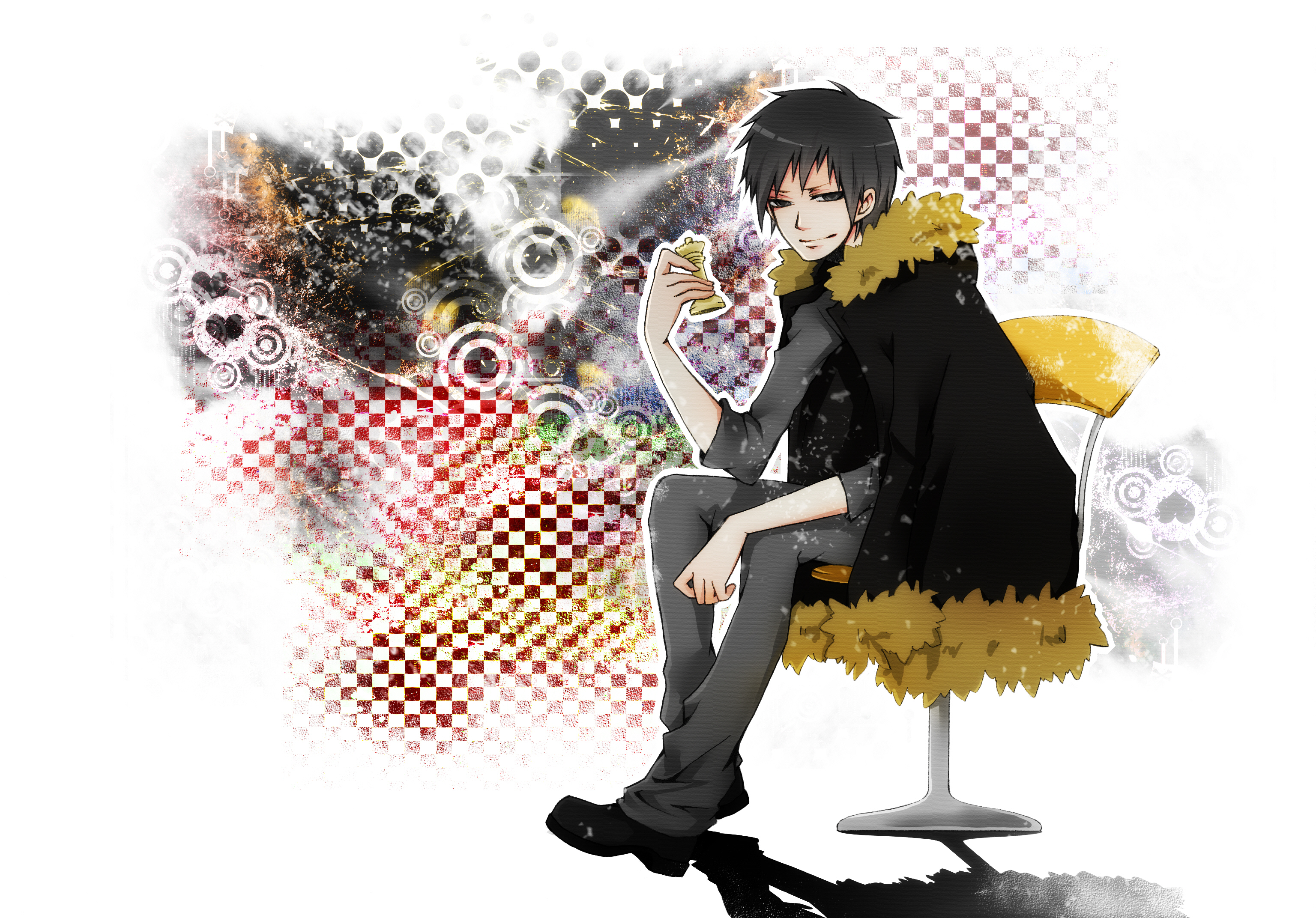 Handy-Wallpaper Animes, Durarara!!, Izaya Orihara kostenlos herunterladen.