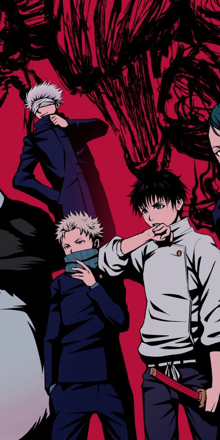 Phone wallpaper: Satoru Gojo, Yuta Okkotsu, Maki Zenin, Rika Orimoto ...