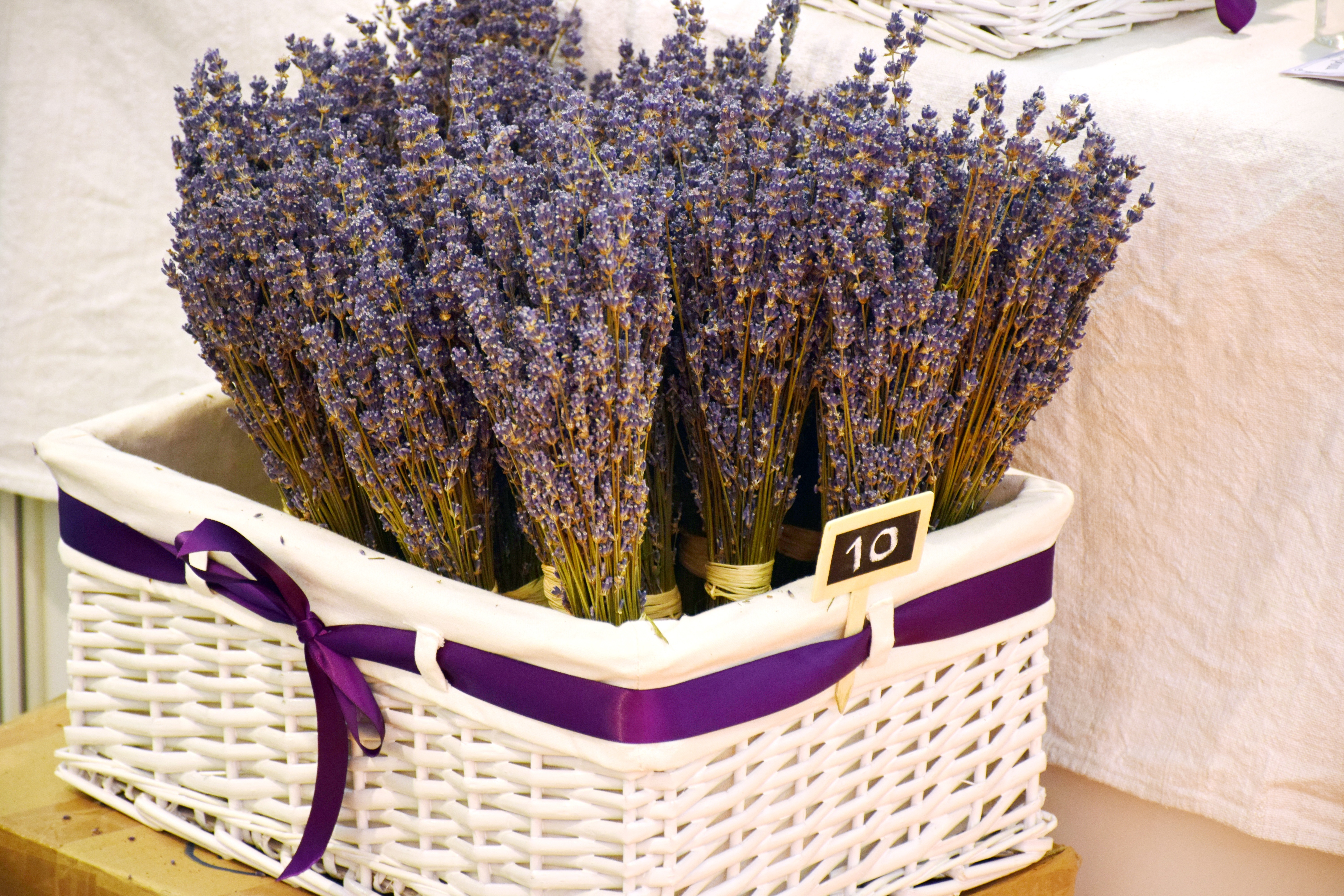 flowers, basket, lavender, scent, aroma