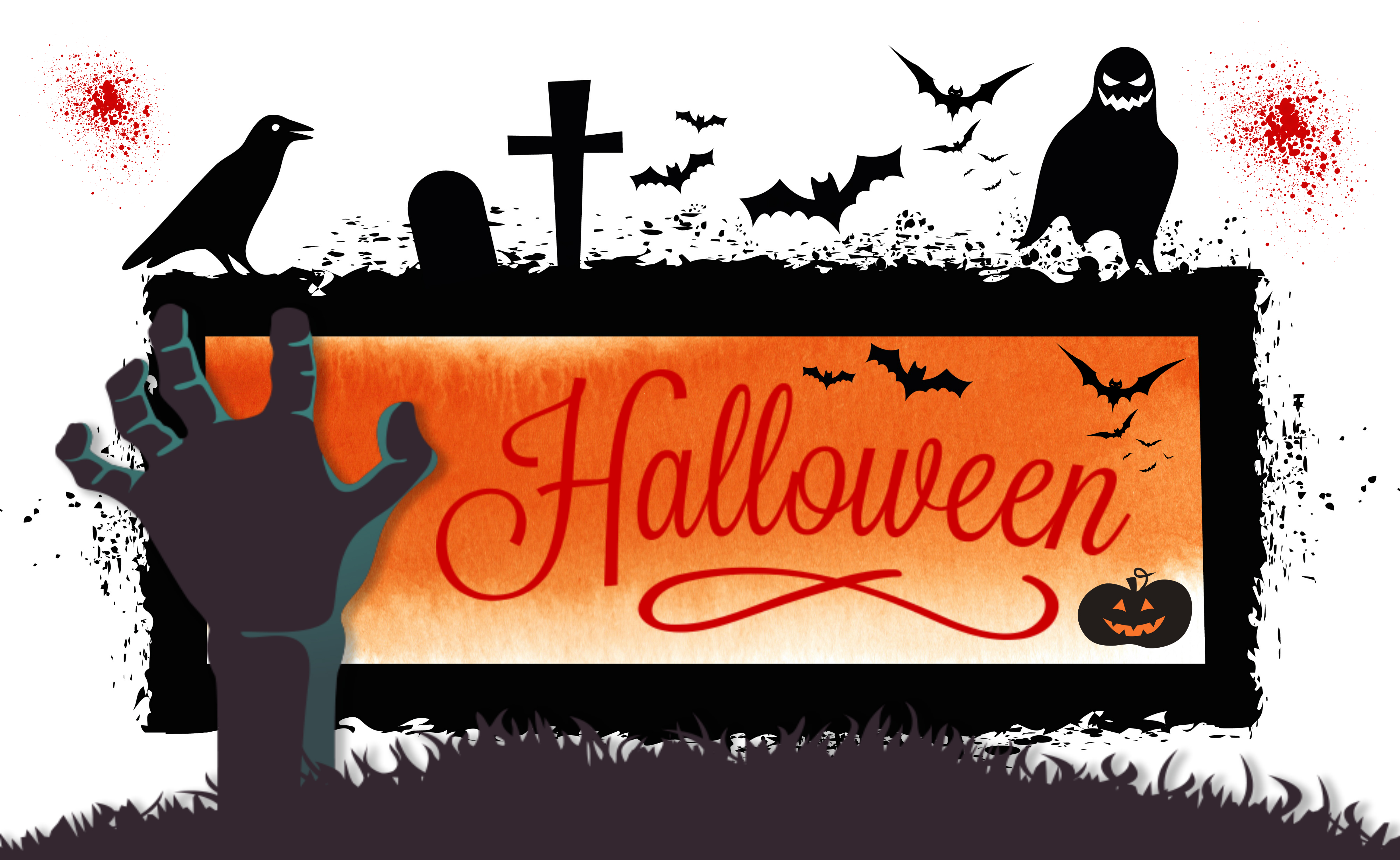 Téléchargez des papiers peints mobile Halloween, Sombre, Vacances gratuitement.
