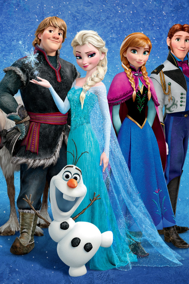 Baixar papel de parede para celular de Filme, Frozen Uma Aventura Congelante, Congelado (Filme), Ana (Congelada), Elsa (Congelado), Hans (Congelado), Kristoff (Congelado), Olaf (Congelado), Sven (Congelado) gratuito.
