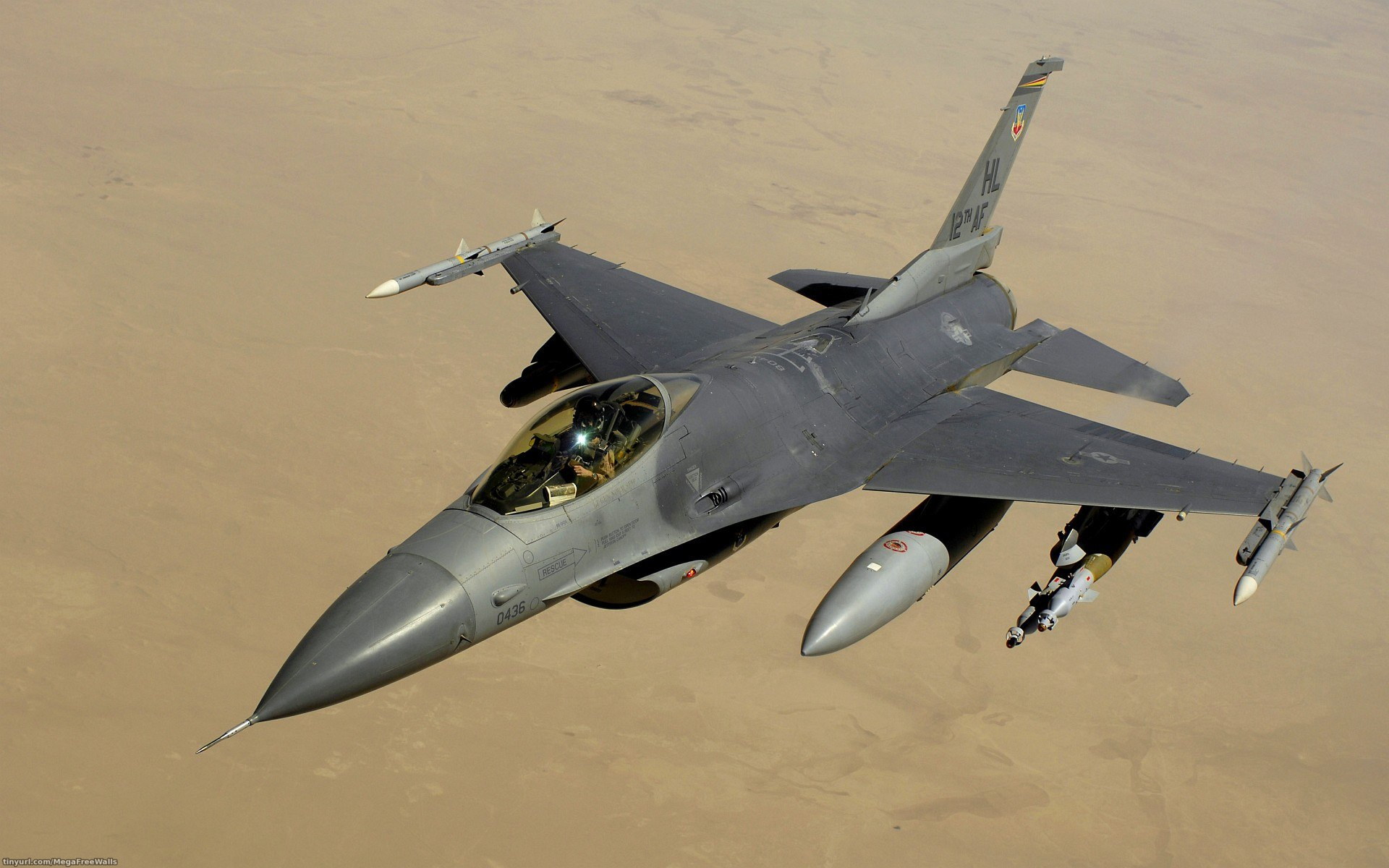 Download mobile wallpaper General Dynamics F 16 Fighting Falcon, Military, Jet Fighters for free.