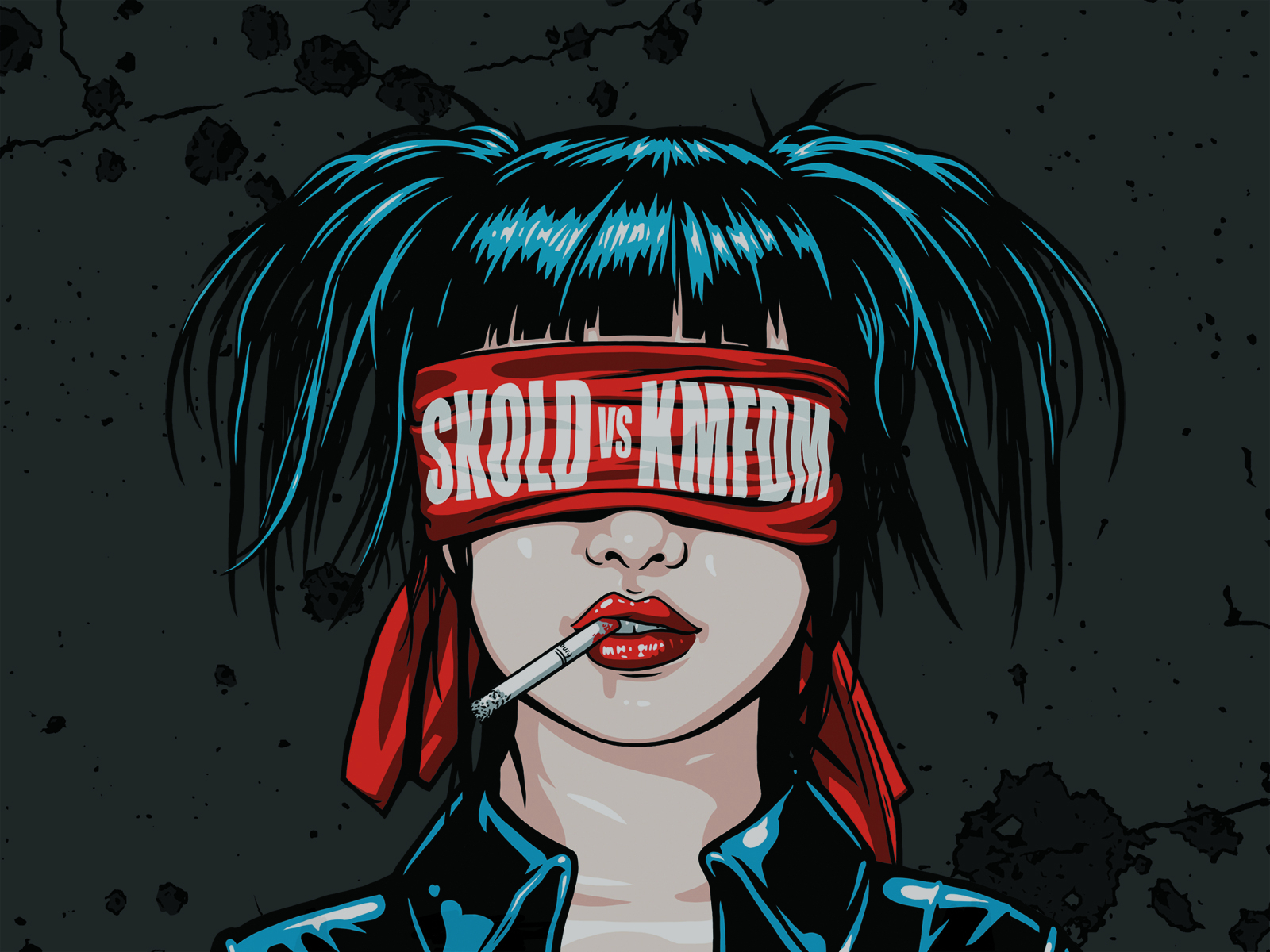 Завантажити шпалери Skold Проти Kmfdm на телефон безкоштовно