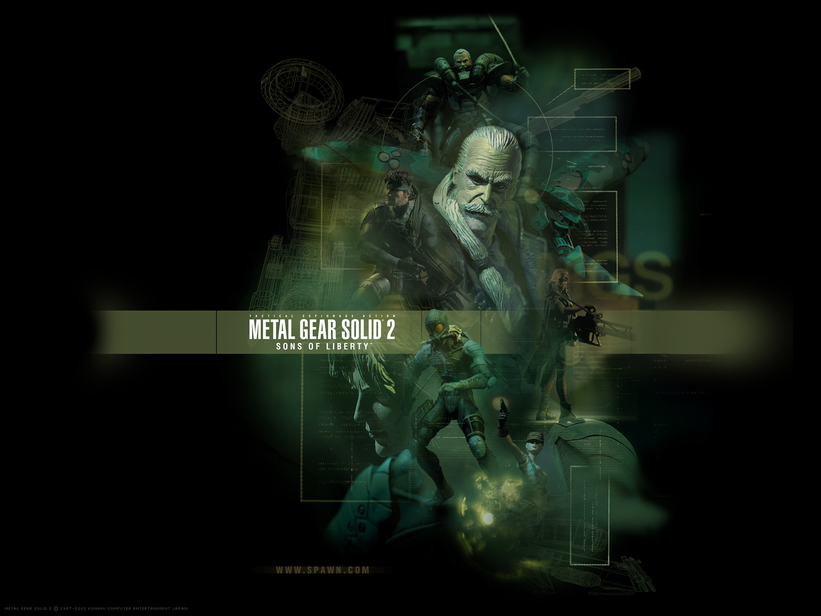 Скачать обои Metal Gear Solid 2: Сыны Свободы на телефон бесплатно