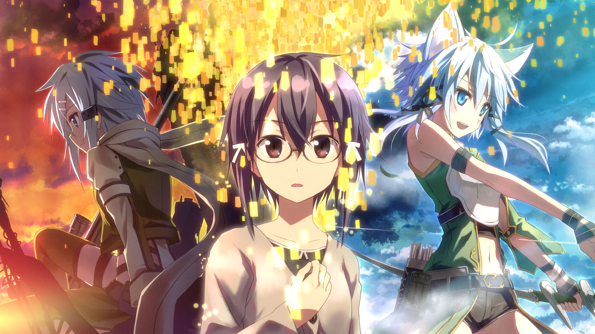 Descarga gratuita de fondo de pantalla para móvil de Espada Arte En Línea Ii, Sinon (Arte De Espada En Línea), Sword Art Online, Animado.