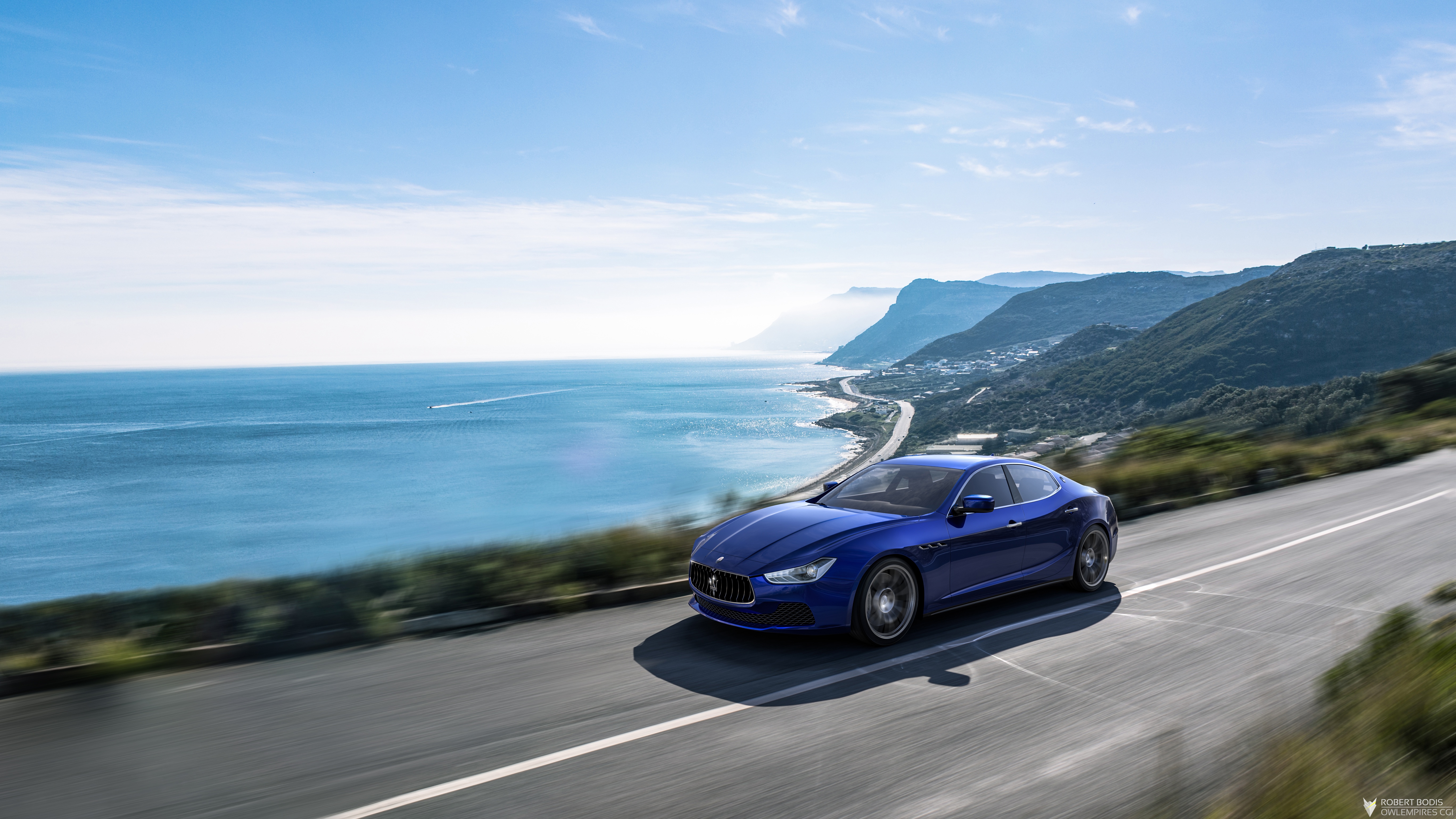 Download mobile wallpaper Maserati, Car, Supercar, Maserati Ghibli, Vehicles for free.
