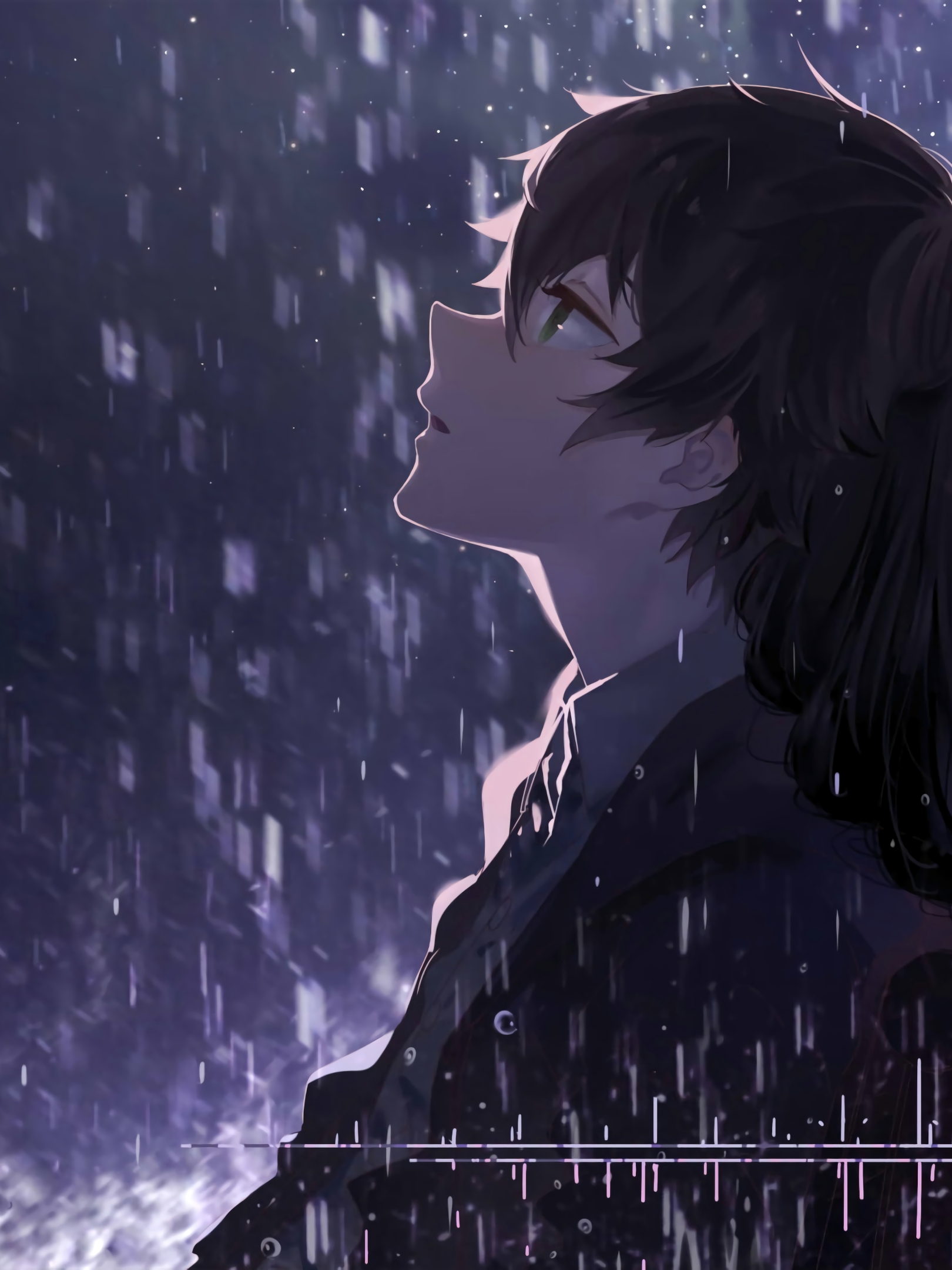 Download mobile wallpaper Anime, Rain, Hōtarō Oreki, Hyouka for free.