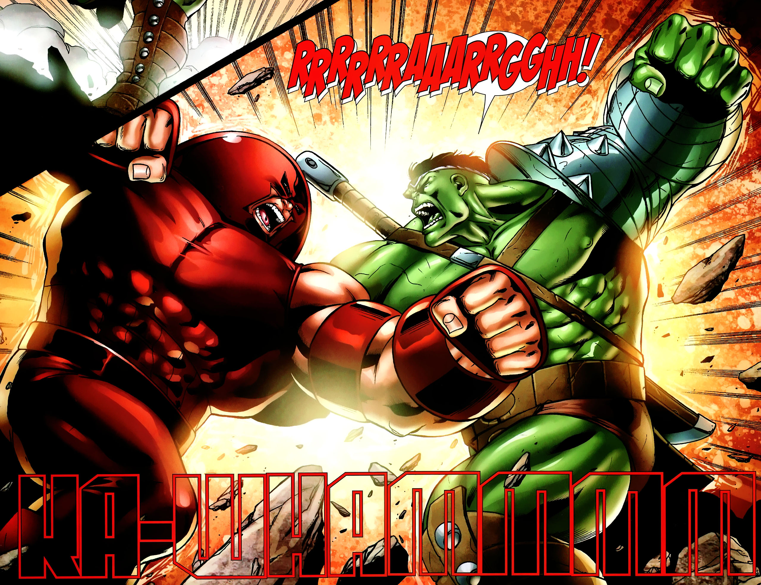 1075296 Hintergrundbild herunterladen comics, hulk, juggernaut (marvel comics) - Bildschirmschoner und Bilder kostenlos