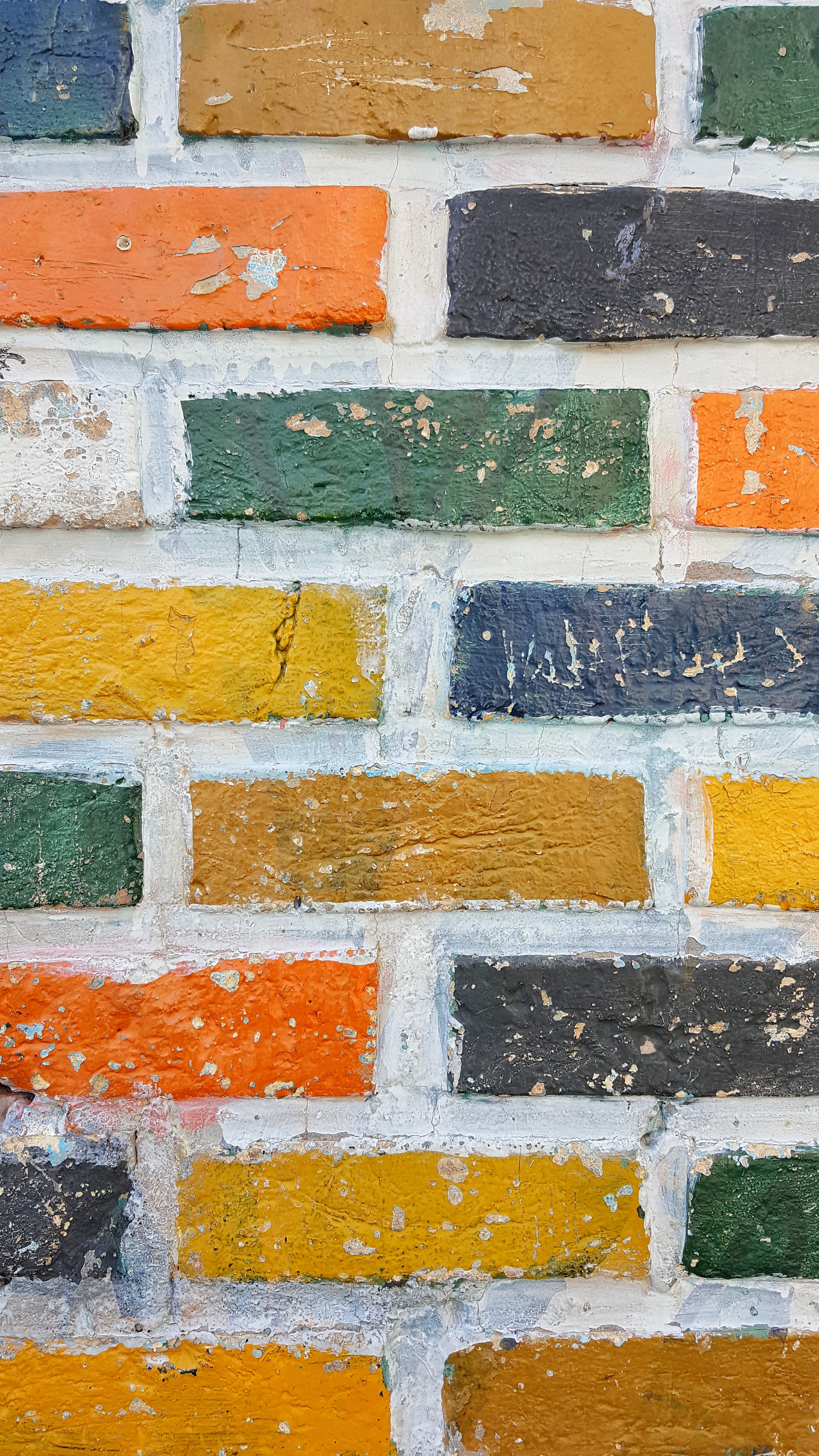multicolored, textures, brick, texture, motley, surface, wall HD wallpaper