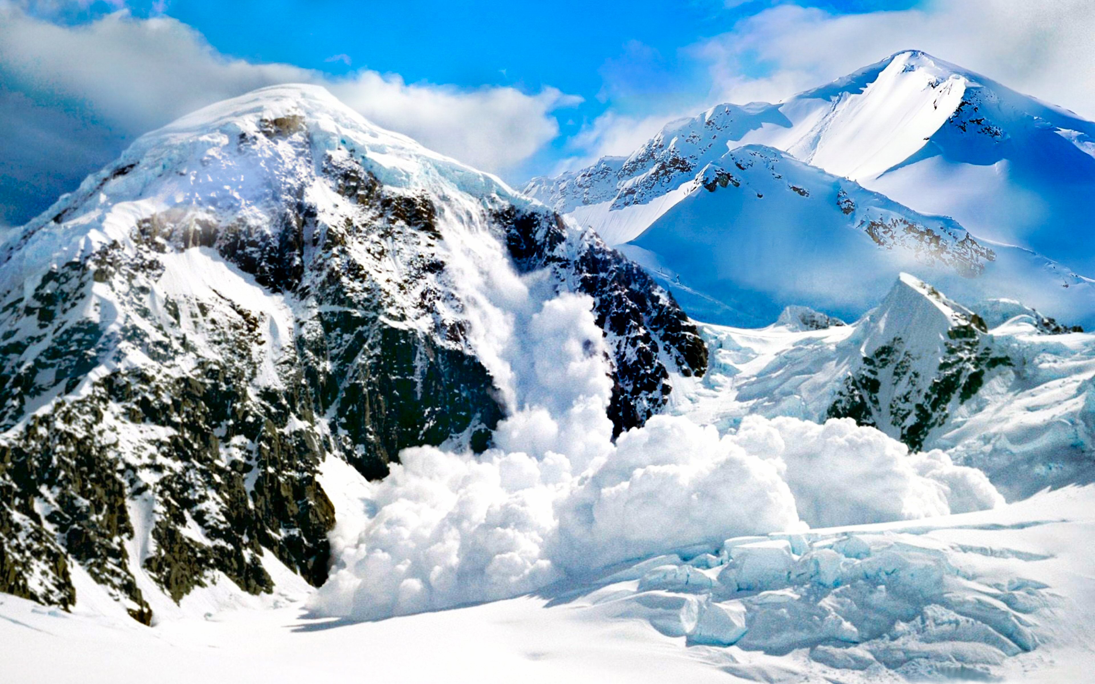 1491766 télécharger l'image avalanche, terre/nature, montagne, la nature, neiger, turquoise, l'hiver - fonds d'écran et économiseurs d'écran gratuits