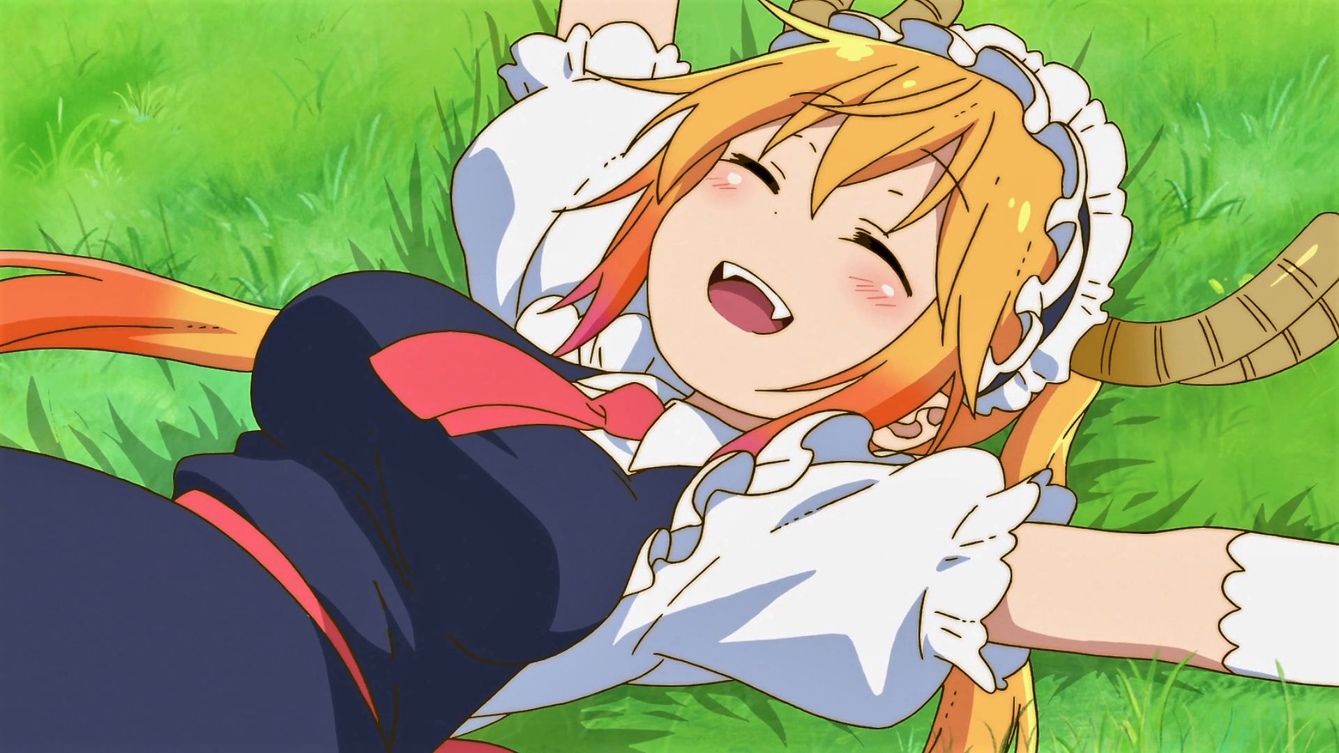 Handy-Wallpaper Animes, Tohru (Miss Kobayashis Drachenmädchen), Kobayashi San Chi No Maid Dragon kostenlos herunterladen.