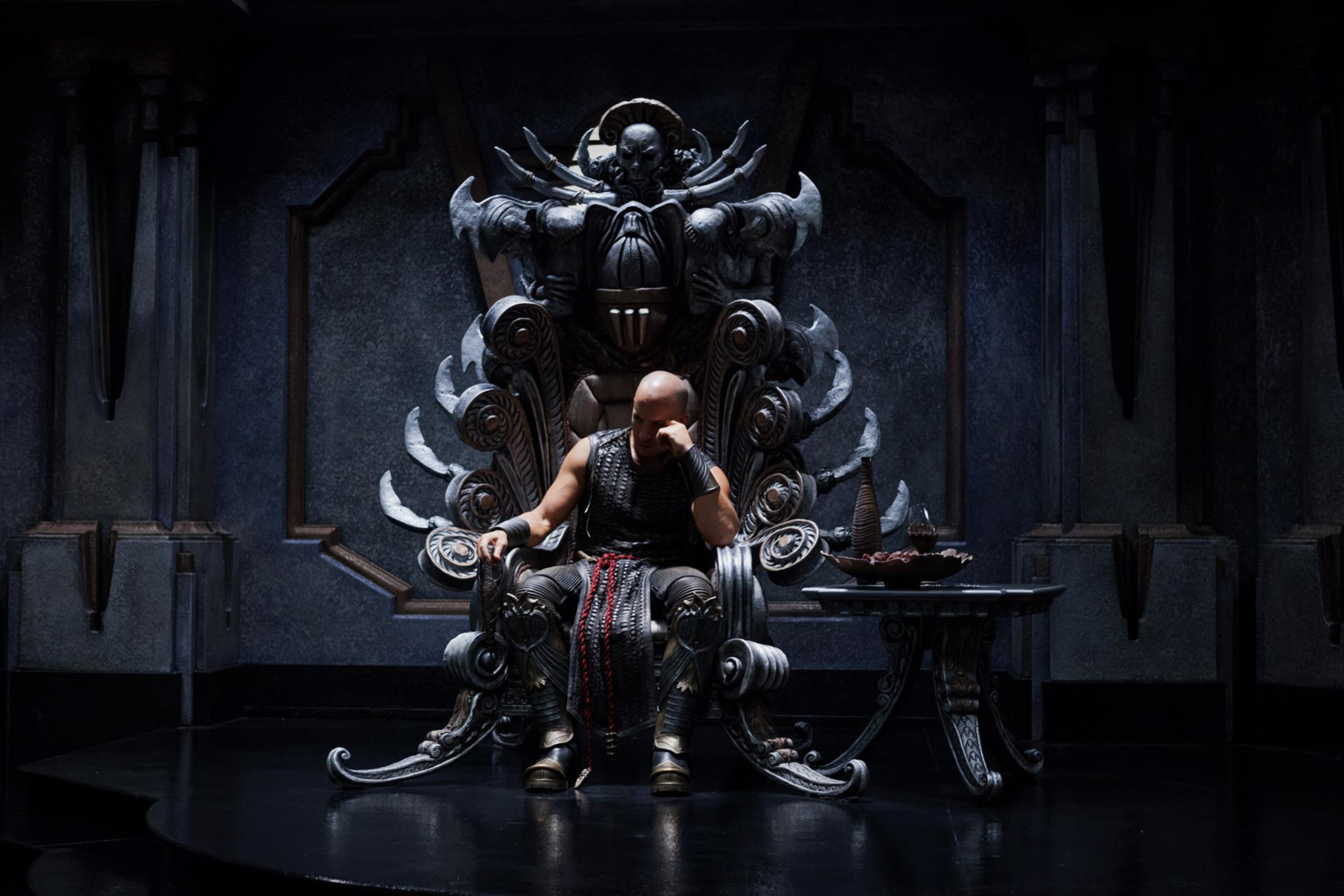 Handy-Wallpaper Vin Diesel, Filme, Thron, Riddick Überleben Ist Seine Rache kostenlos herunterladen.