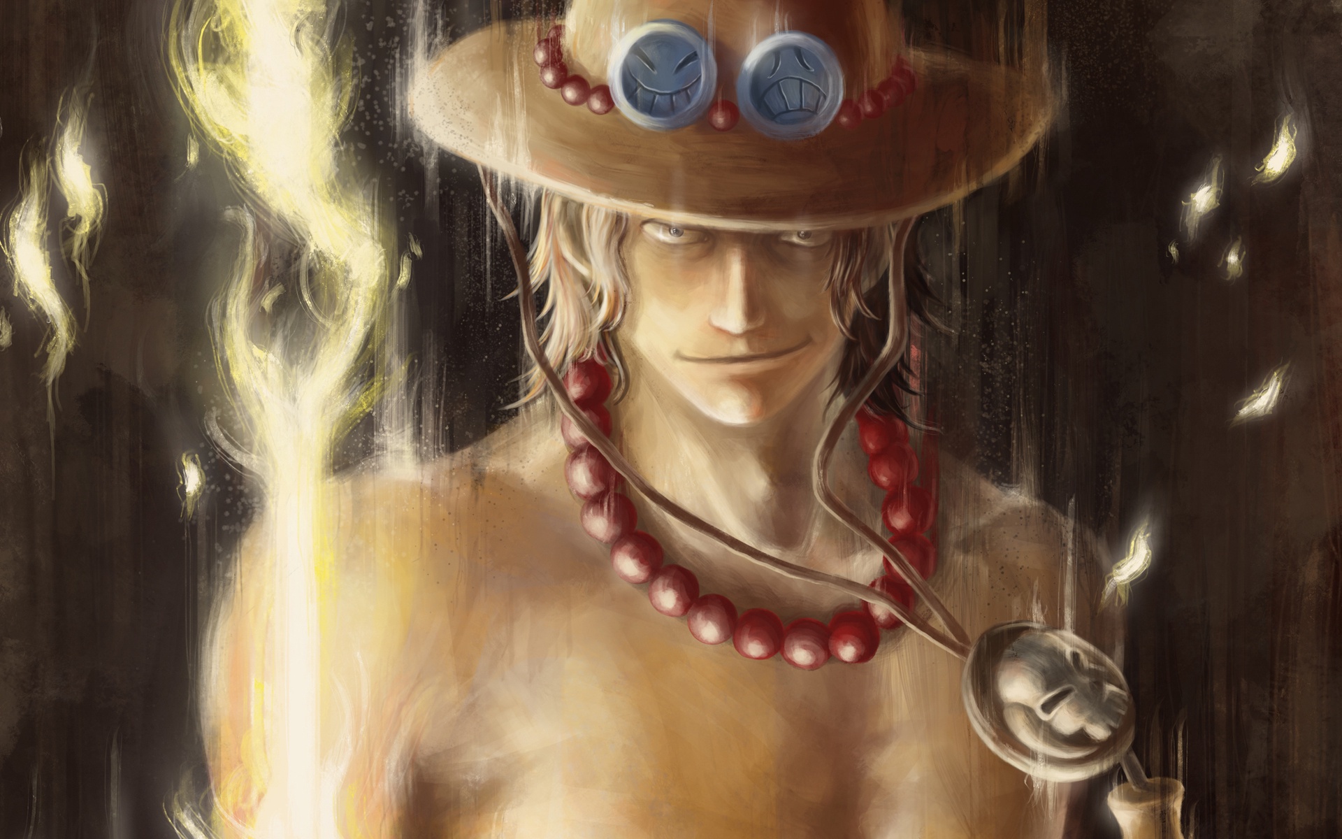 portgas d ace, one piece, anime wallpaper for mobile