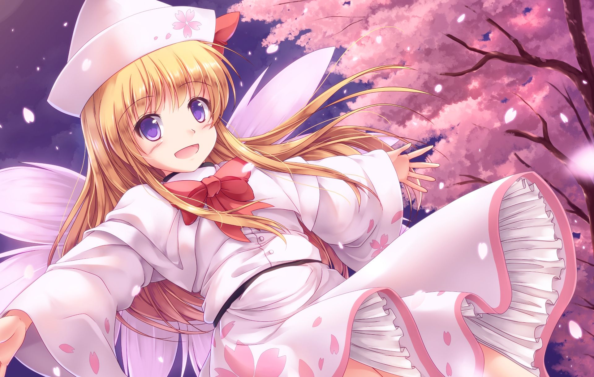 anime, touhou, lily white