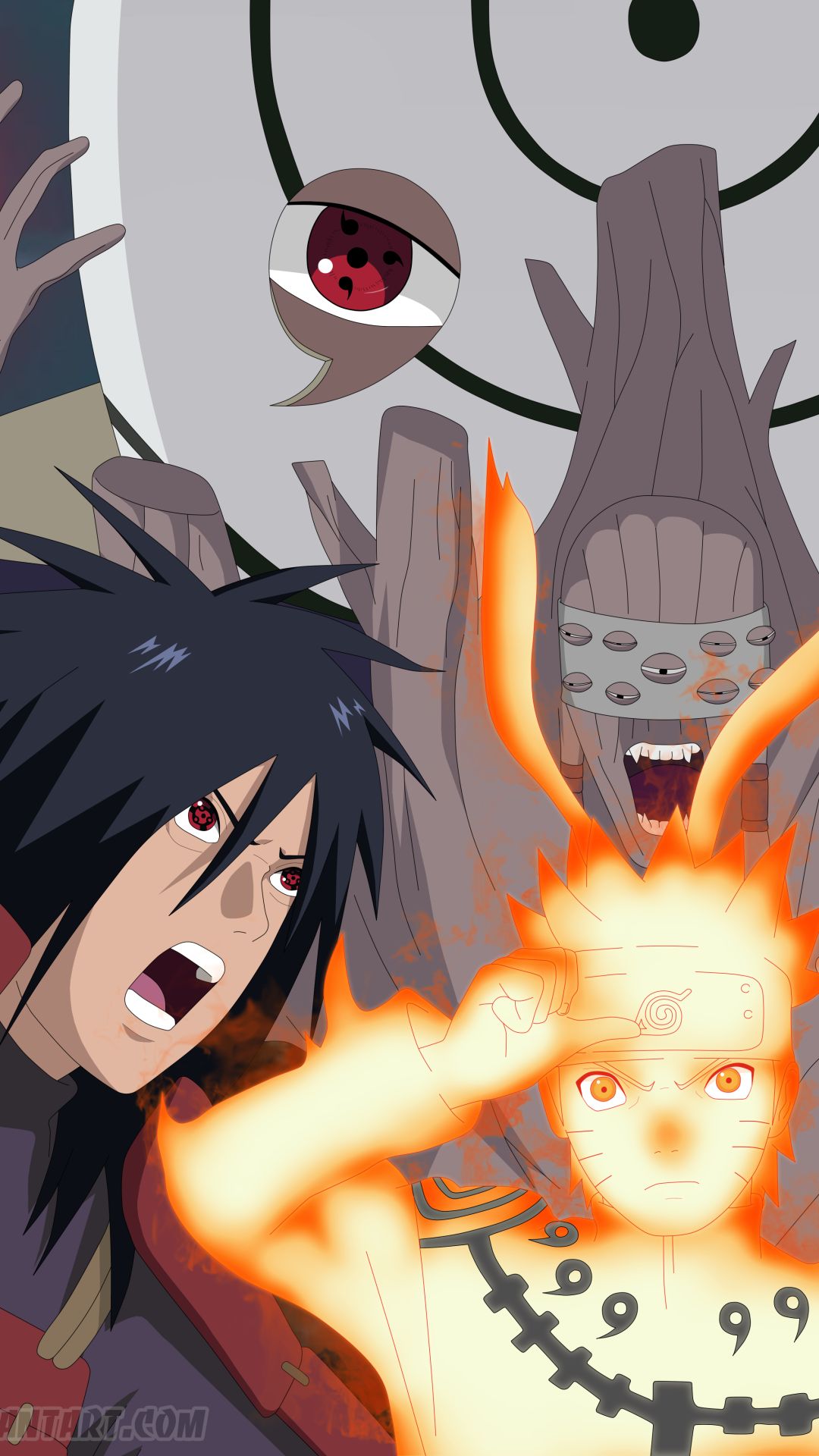 Baixar papel de parede para celular de Anime, Naruto, Naruto Uzumaki, Hashirama Senju, Madara Uchiha gratuito.