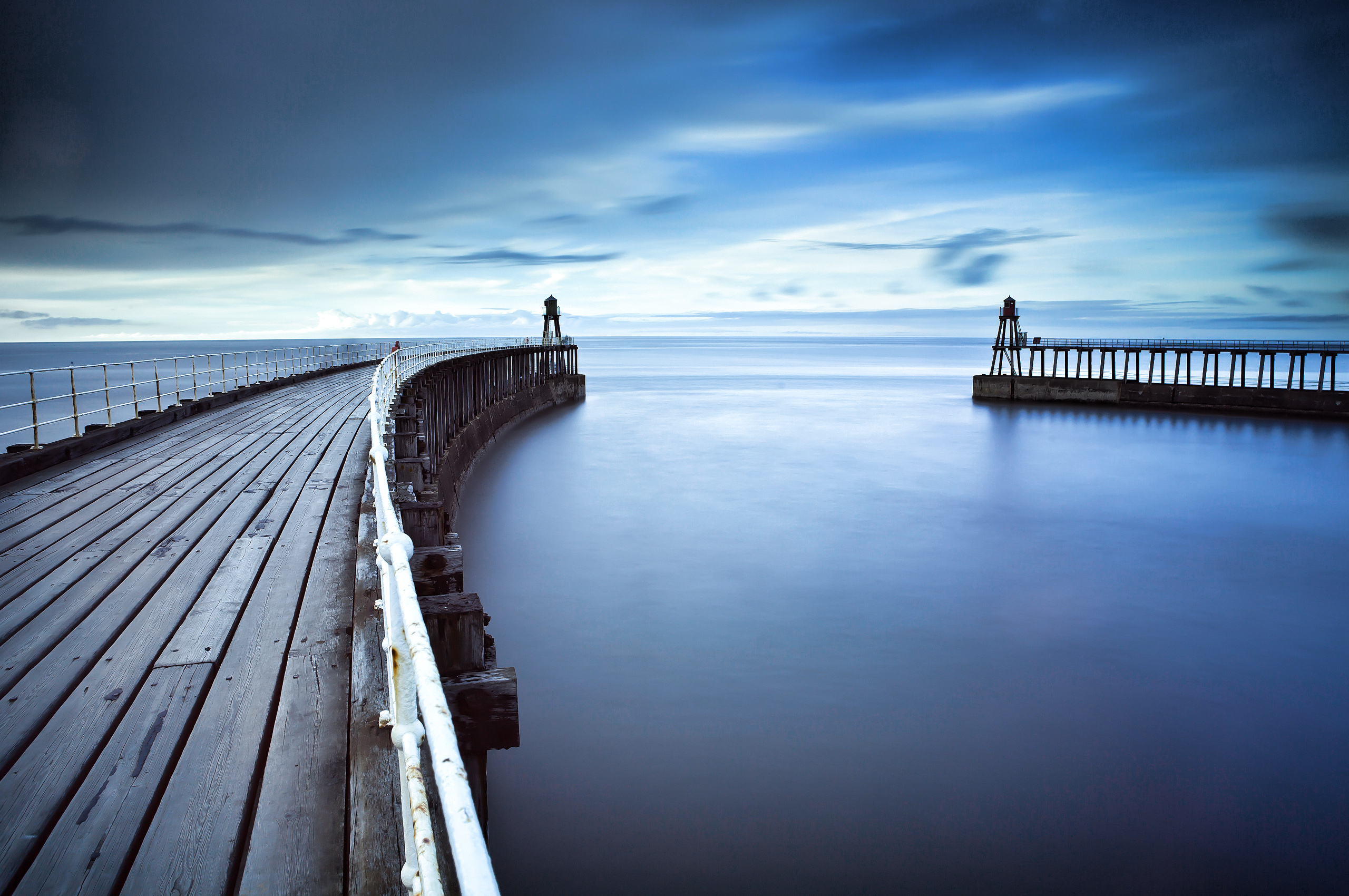 Handy-Wallpaper Seebrücke, Menschengemacht kostenlos herunterladen.