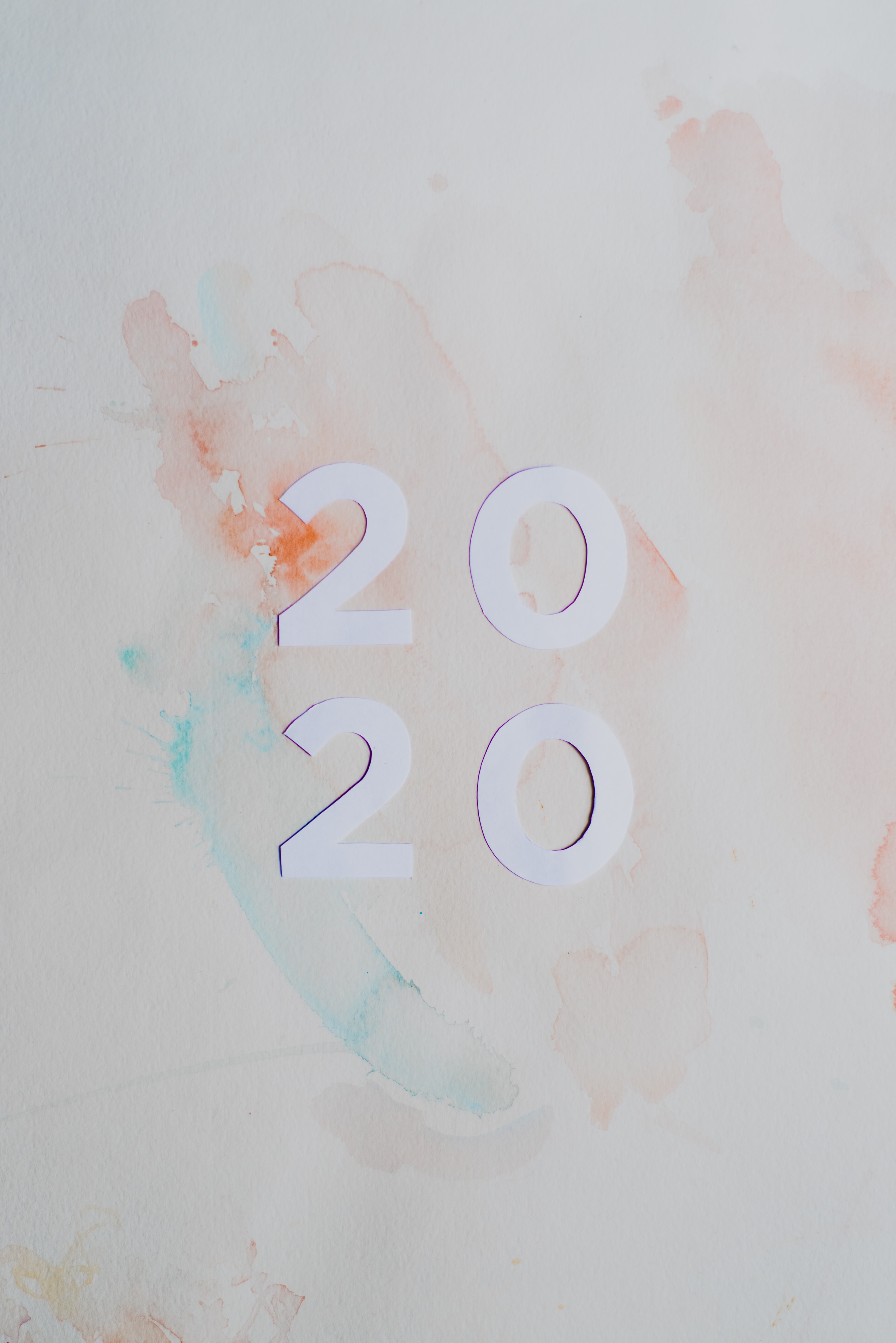 58503 завантажити шпалери свята, новий рік, розлучення, плями, цифри, номери, 2020 - заставки і картинки безкоштовно