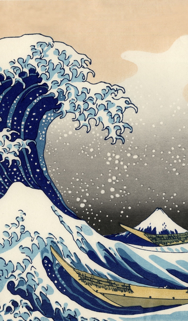 無料モバイル壁紙波, 芸術的, 神奈川沖浪裏をダウンロードします。