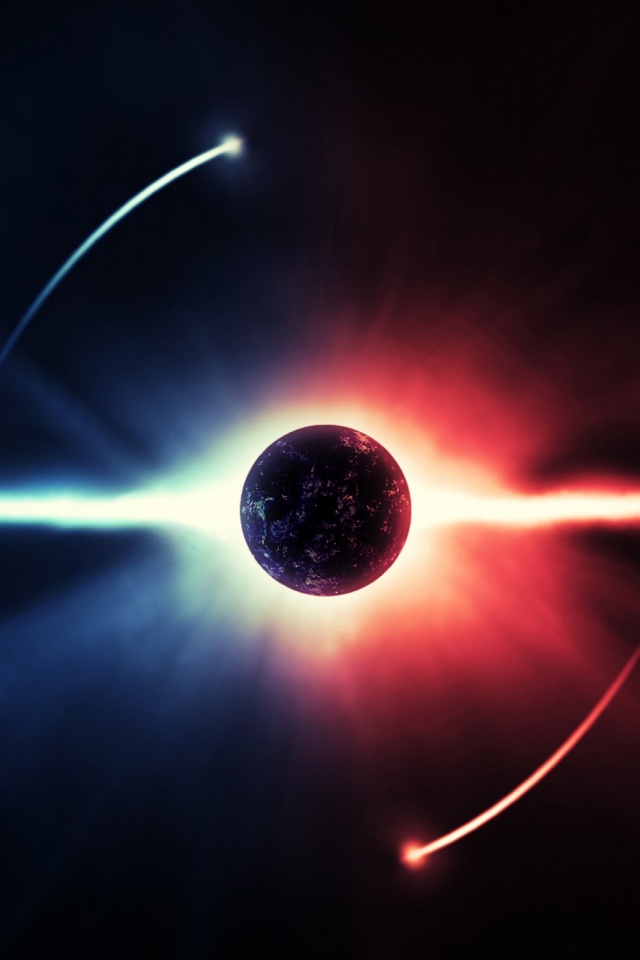 Download mobile wallpaper Planet, Sci Fi, Eclipse for free.