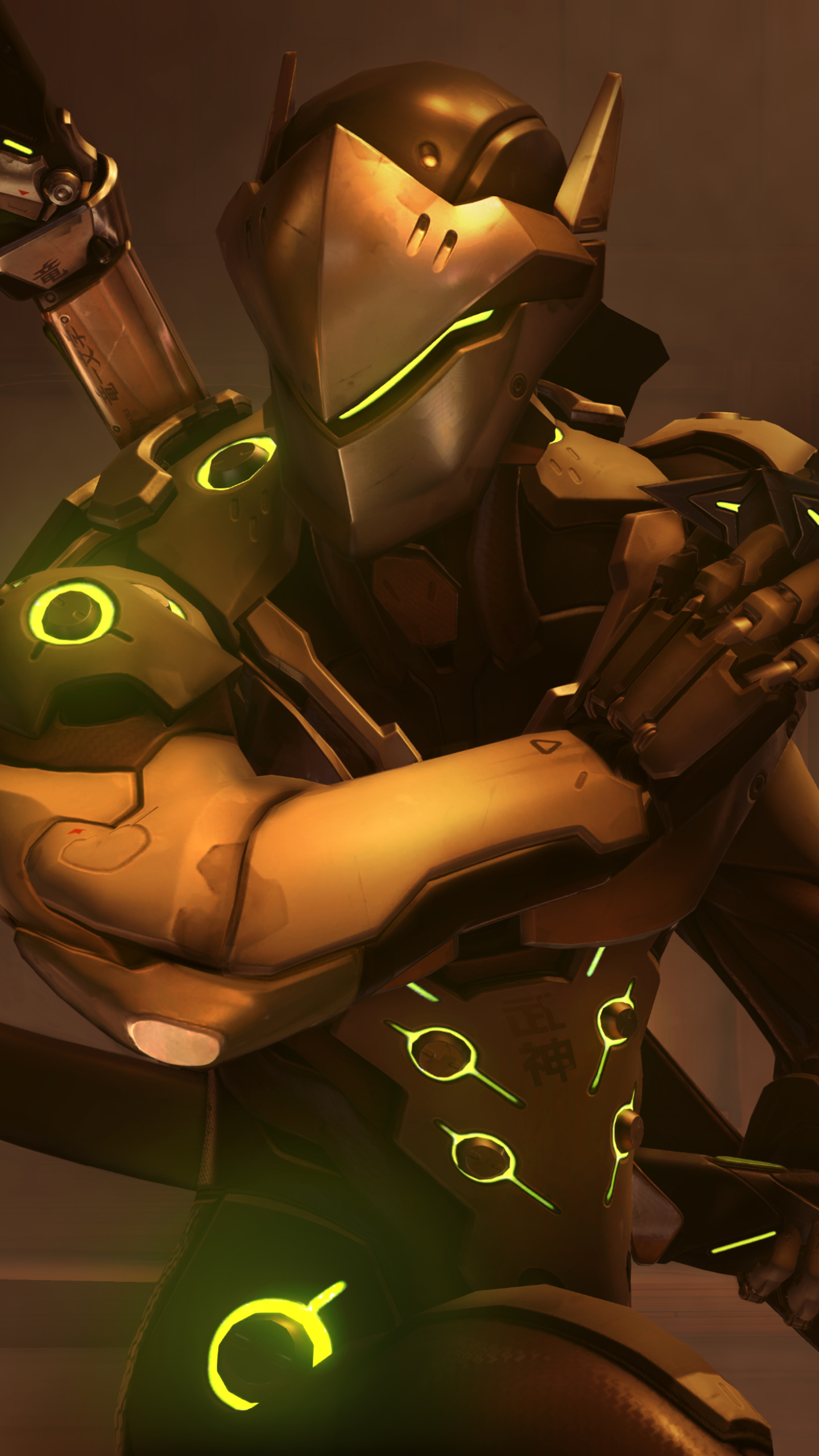 Handy-Wallpaper Overwatch, Computerspiele, Genji (Overwatch) kostenlos herunterladen.