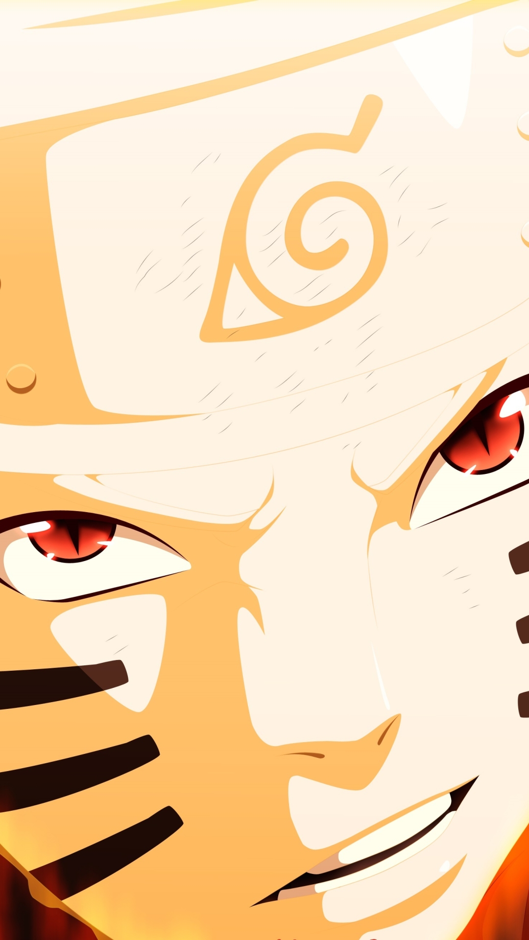 Handy-Wallpaper Naruto, Rote Augen, Animes, Naruto Uzumaki, Weiser Der Sechs Pfade kostenlos herunterladen.