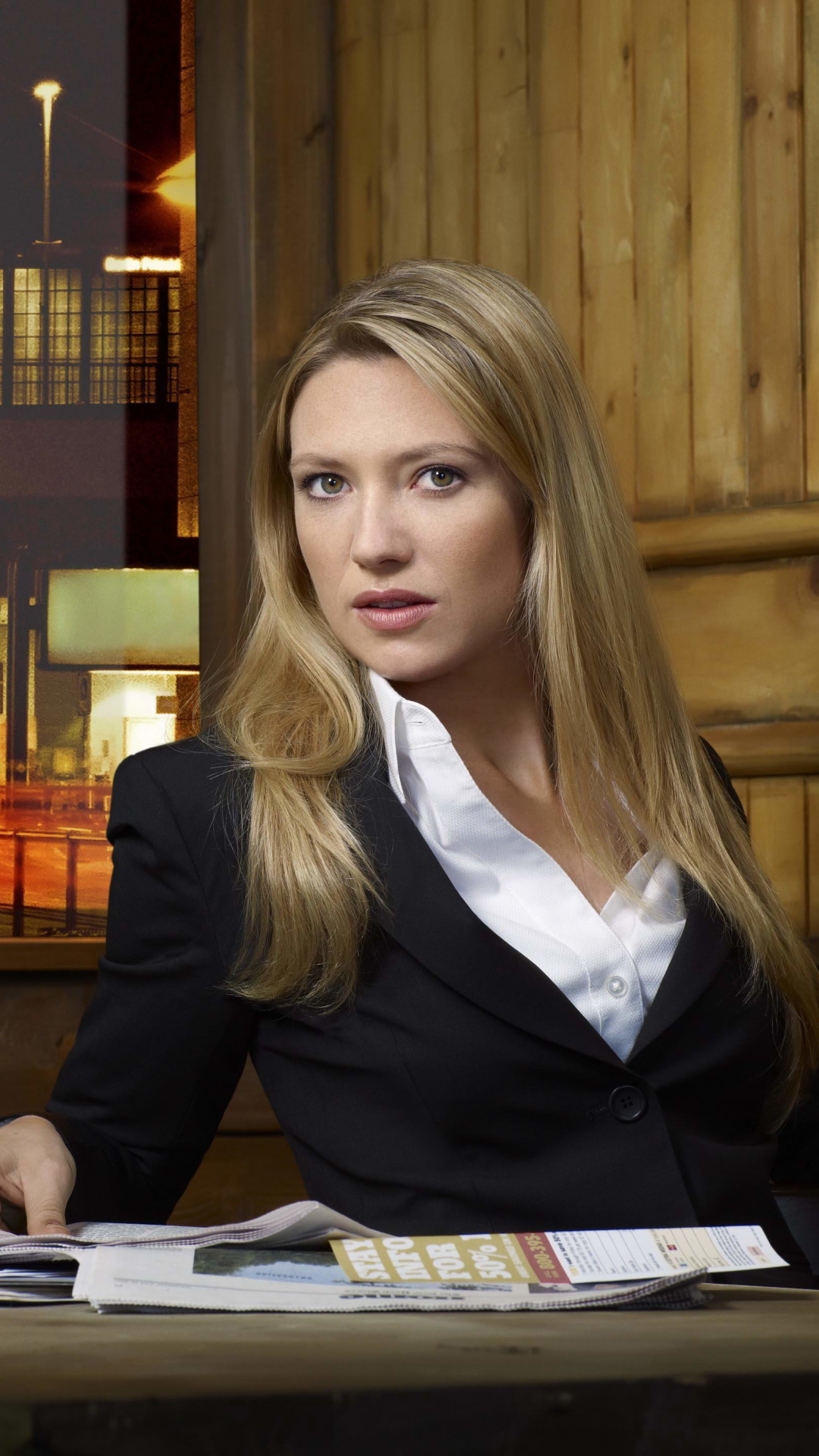 Download mobile wallpaper Blonde, Celebrity, Actress, Anna Torv for free.