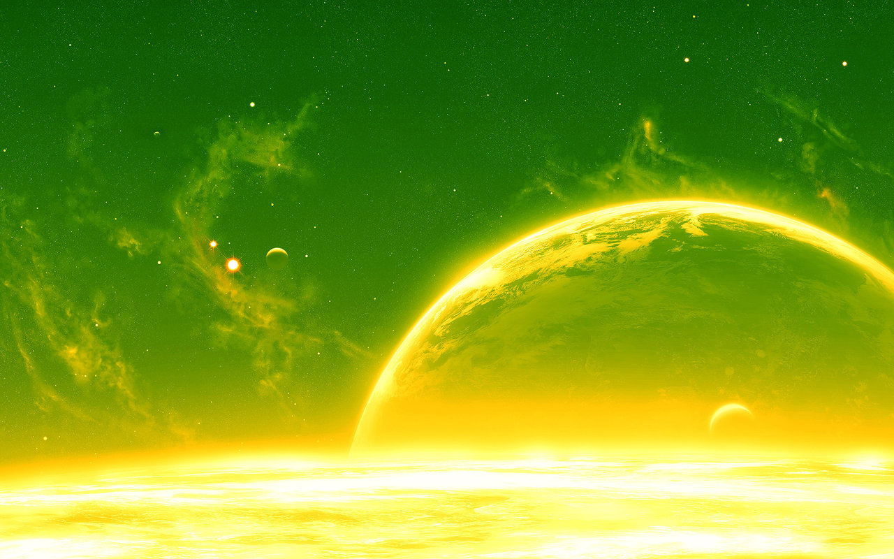 Download mobile wallpaper Sci Fi, Planet Rise for free.