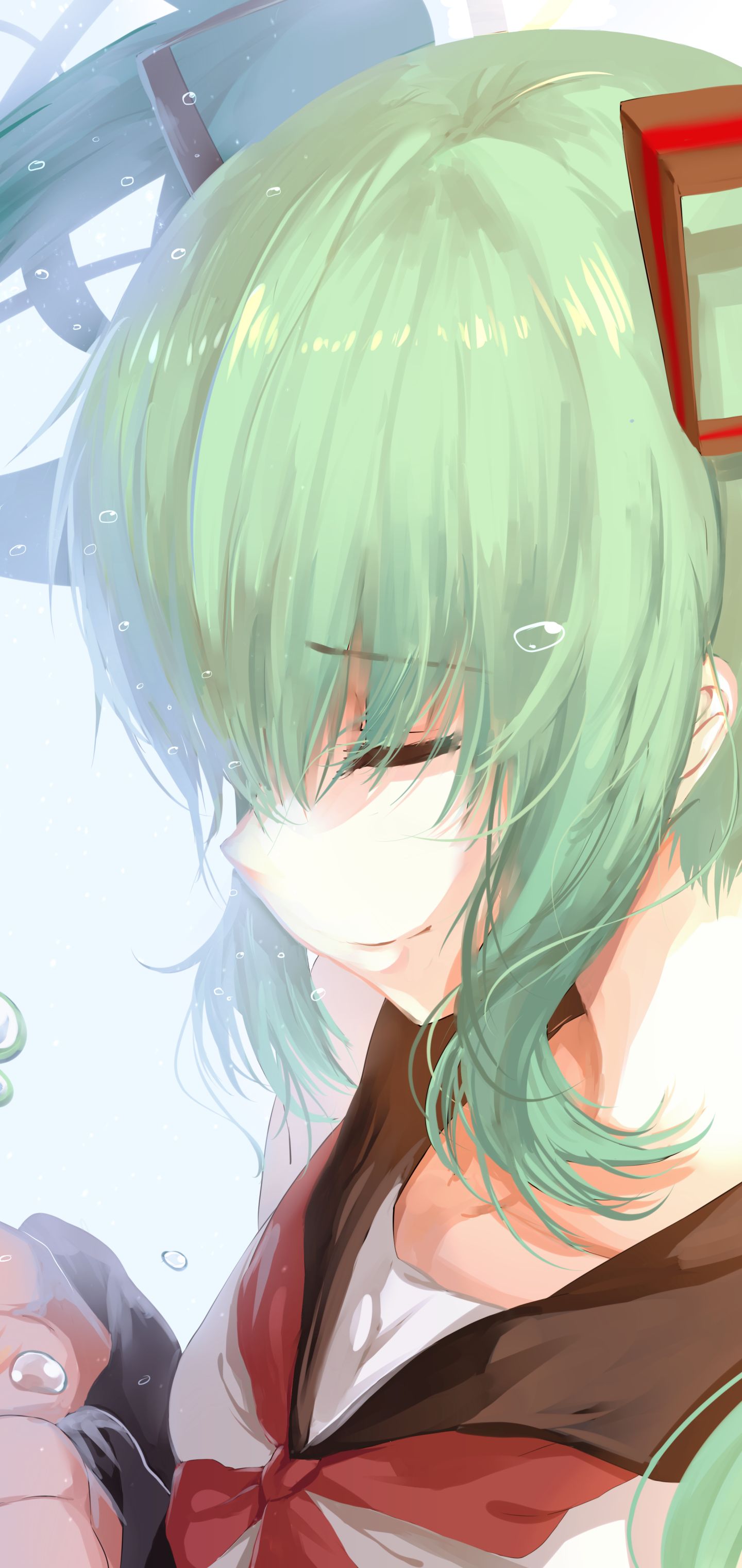 Download mobile wallpaper Anime, Vocaloid, Green Hair, Hatsune Miku for free.