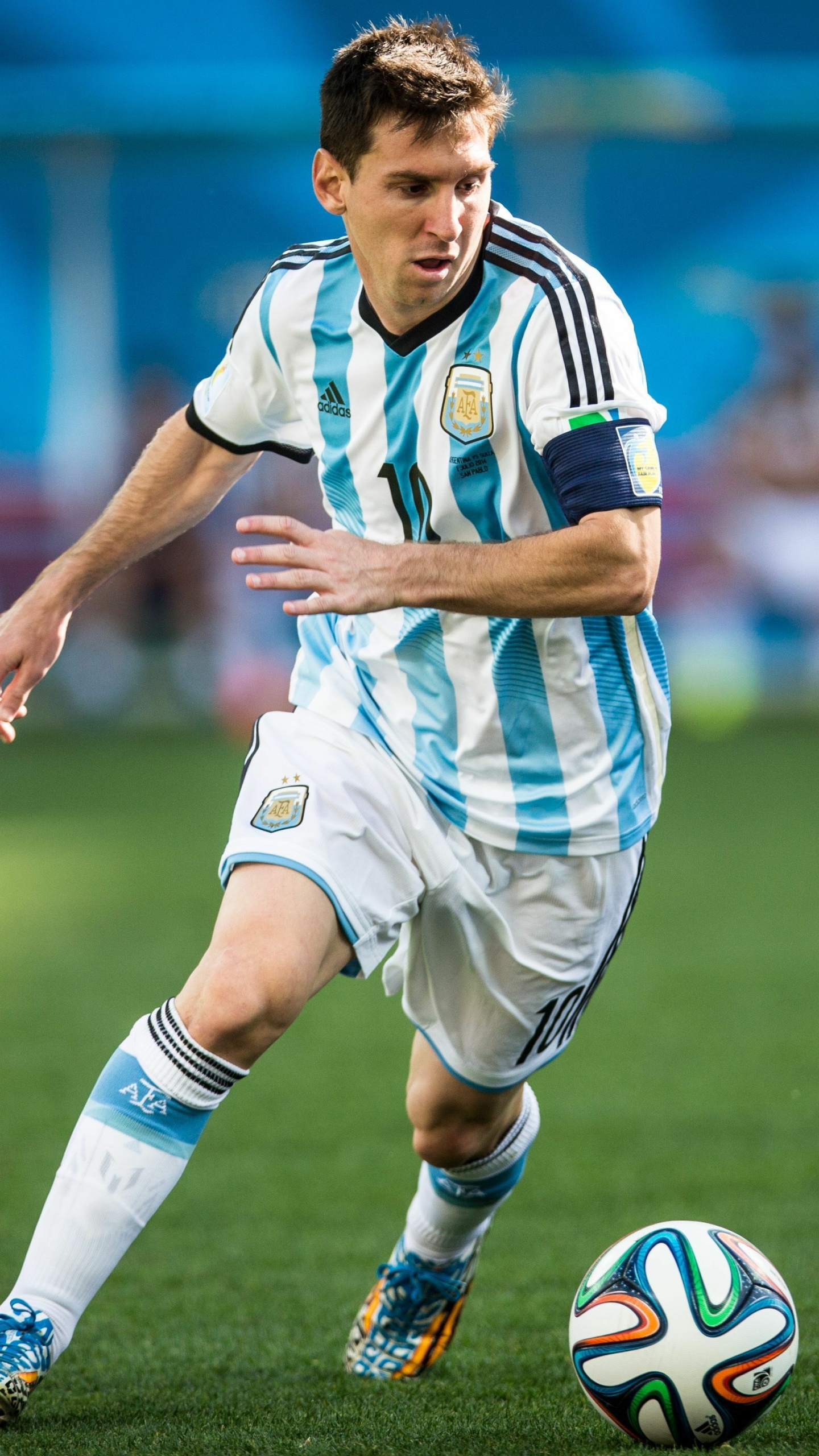 Descarga gratuita de fondo de pantalla para móvil de Fútbol, Deporte, Lionel Messi, Selección Argentina De Fútbol.