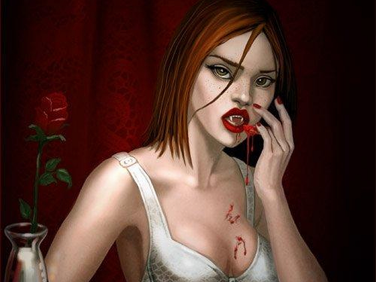 Descarga gratis la imagen Fantasía, Vampiro en el escritorio de tu PC