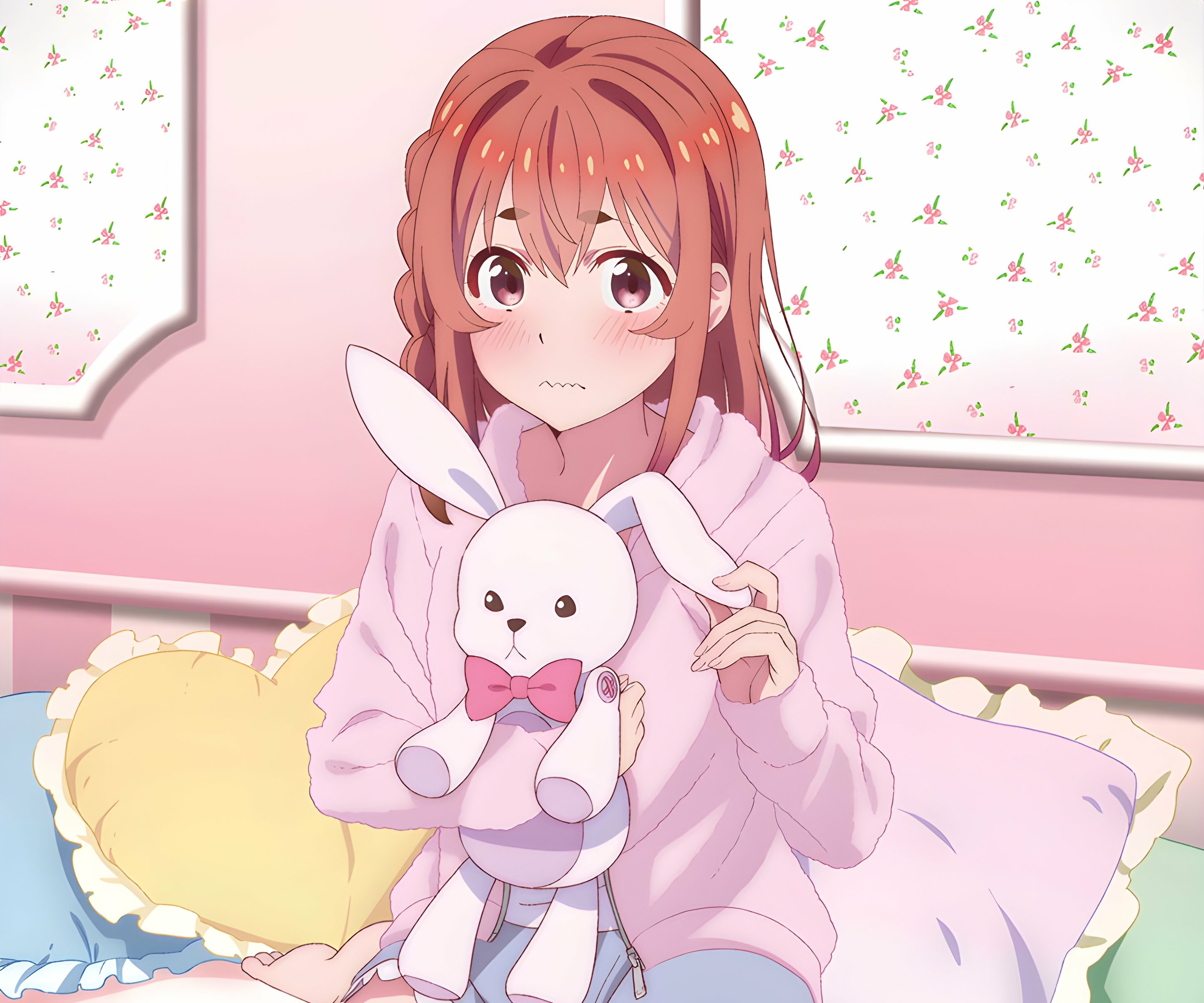 sumi sakurasawa, anime, rent a girlfriend, stuffed animal