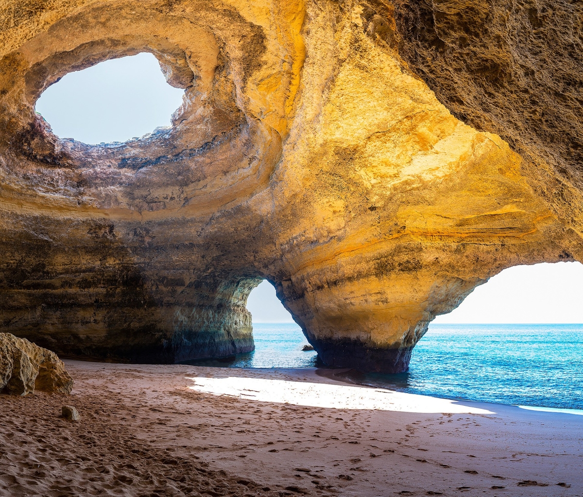 Baixar papel de parede para celular de Caverna, Portugal, Terra/natureza gratuito.