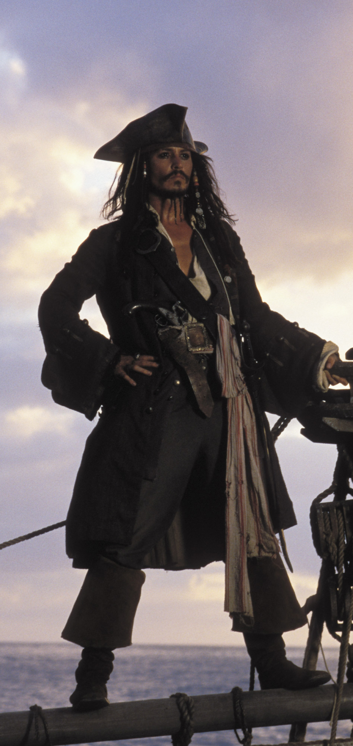 Baixar papel de parede para celular de Piratas Do Caribe, Johnny Depp, Filme, Jack Sparrow, Piratas Do Caribe: A Maldição Do Pérola Negra gratuito.