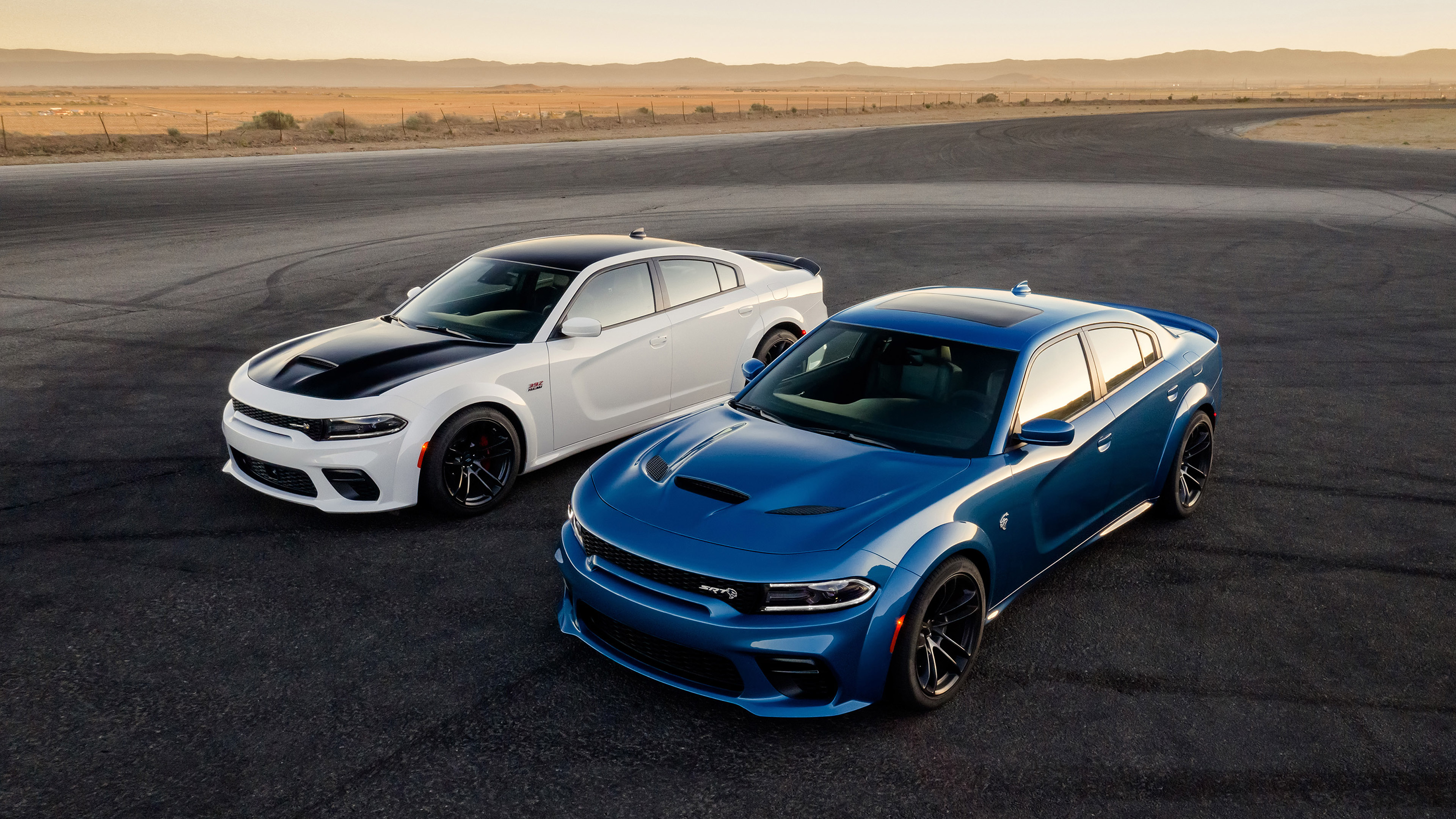 Download mobile wallpaper Car, Dodge, Muscle Car, Vehicles, White Car, Dodge Charger Srt Hellcat Widebody for free.