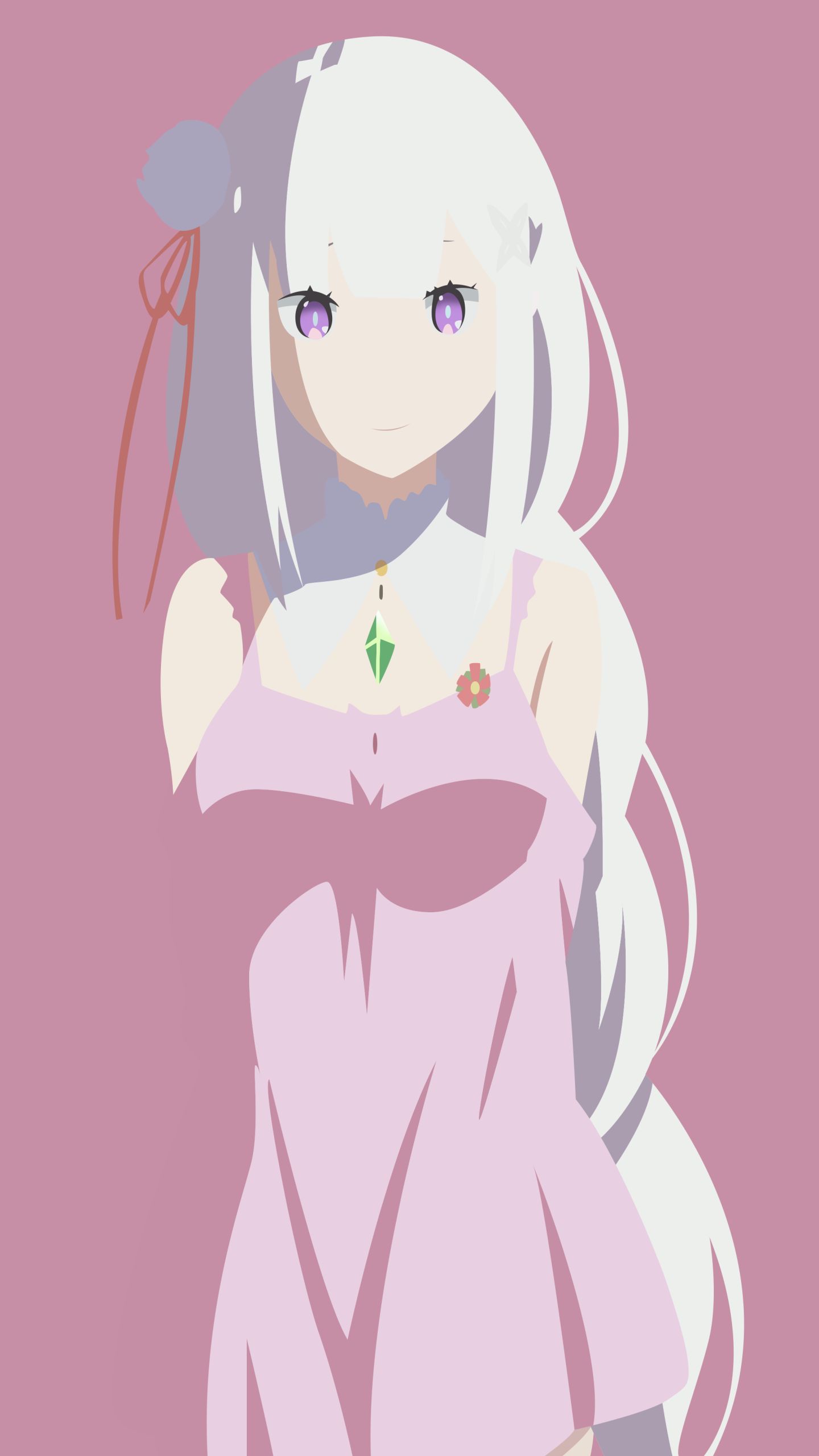 Handy-Wallpaper Animes, Emilia (Re: Zero), Re:zero Das Leben In Einer Anderen Welt Beginnen kostenlos herunterladen.