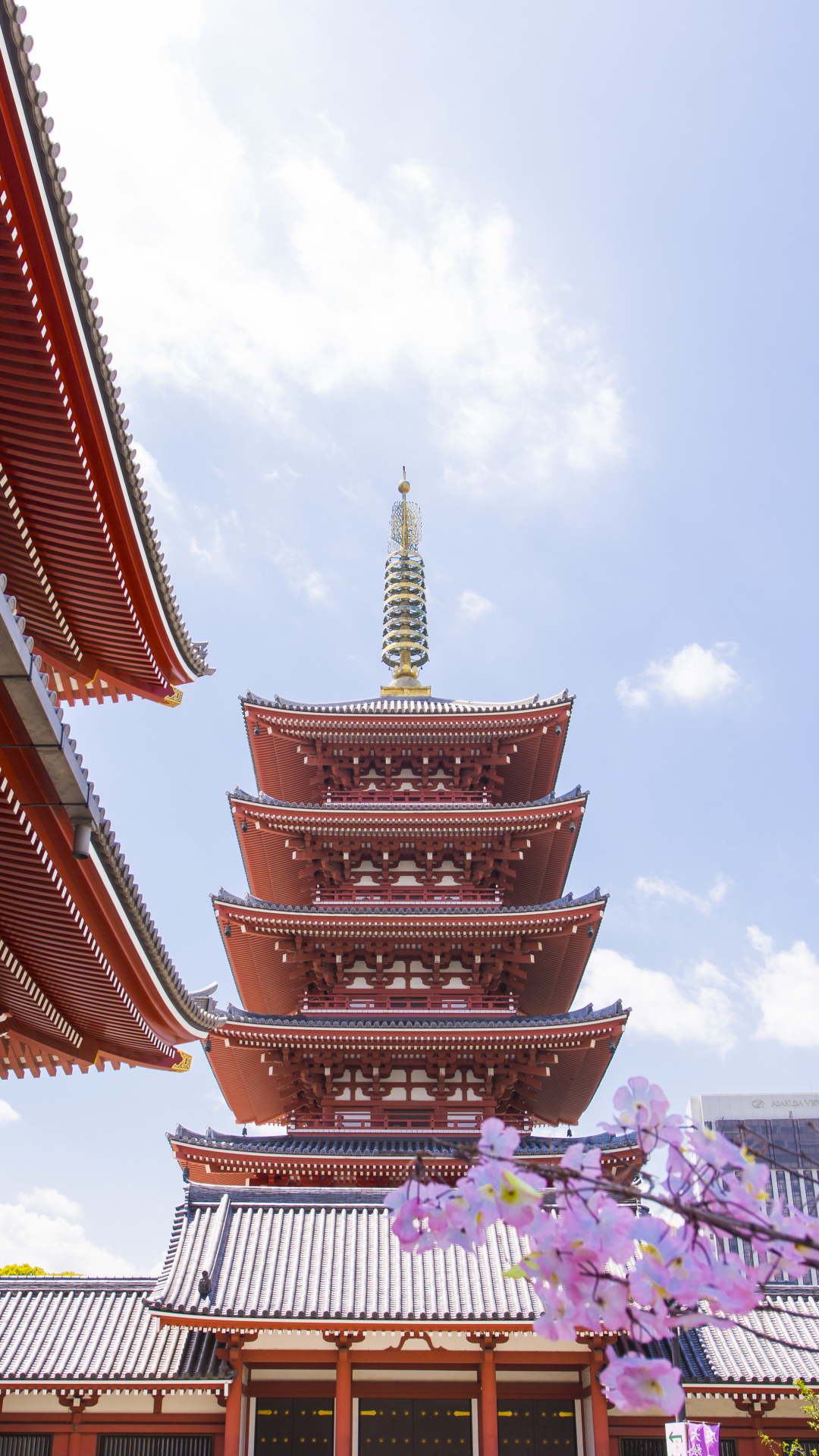 Download mobile wallpaper Japan, Temple, Spring, Tokyo, Temples, Blossom, Religious, Sensō Ji, Senso Ji for free.