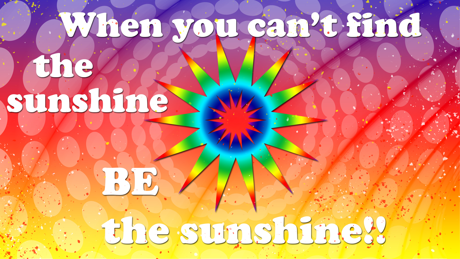 Free download wallpaper Sun, Colors, Misc, Motivational on your PC desktop