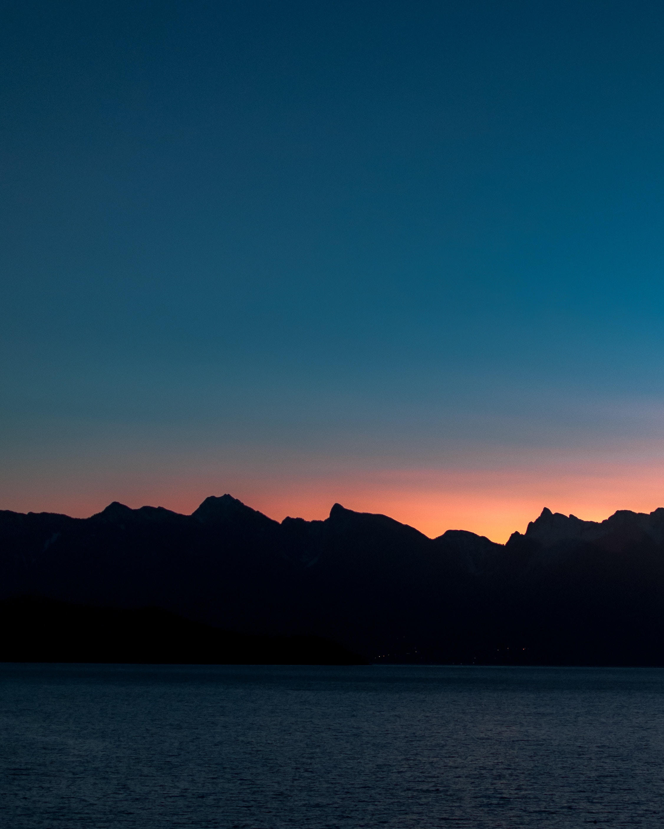 Free download wallpaper Nature, Sunset, Mountains, Sea, Horizon, Shore, Bank, Gibsons, Canada on your PC desktop