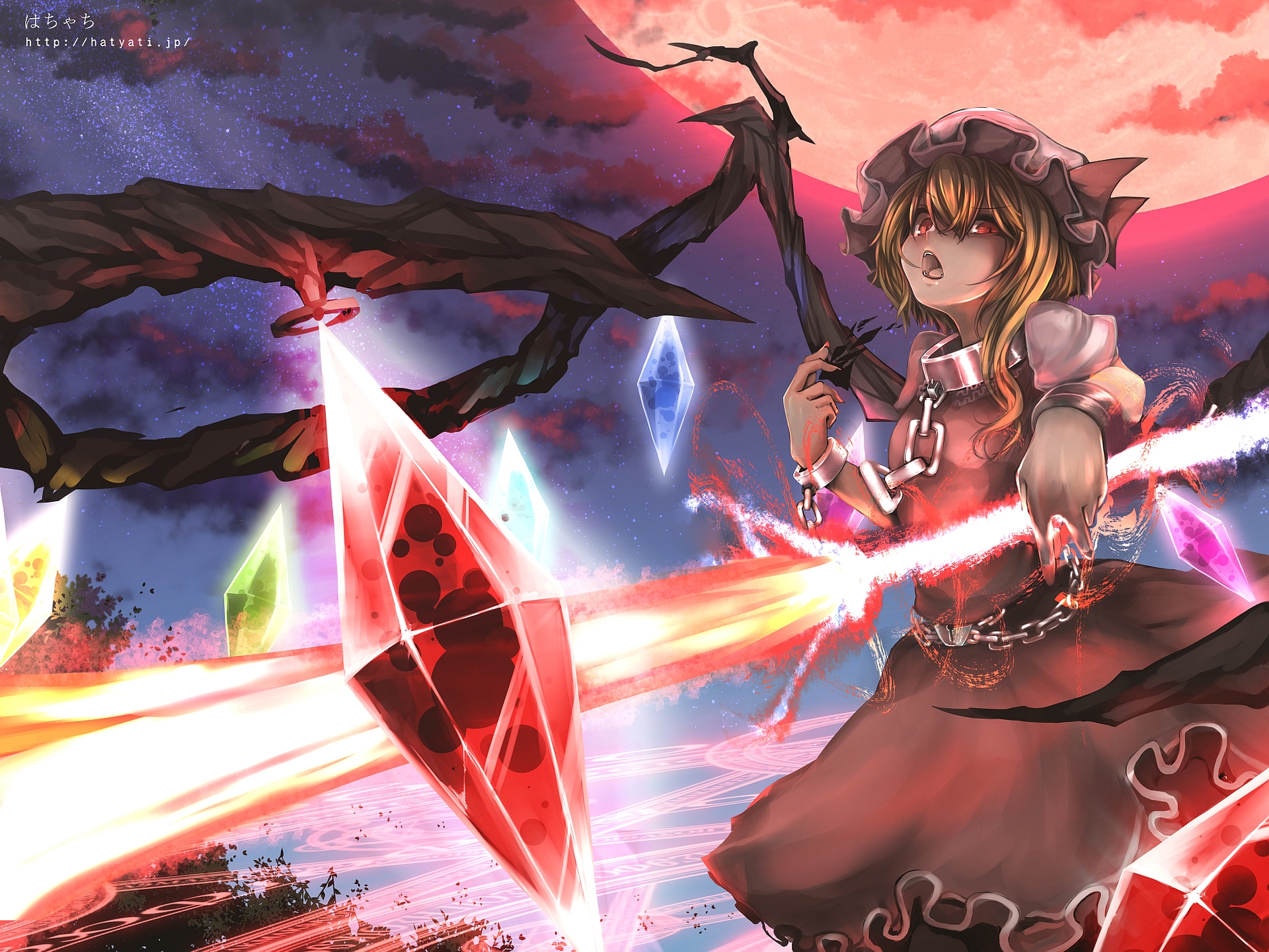 Téléchargez gratuitement l'image Animé, Flandre Écarlate, Touhou sur le bureau de votre PC