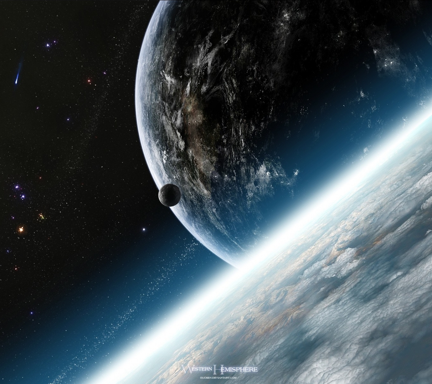 Free download wallpaper Planet, Sci Fi, Planetscape on your PC desktop