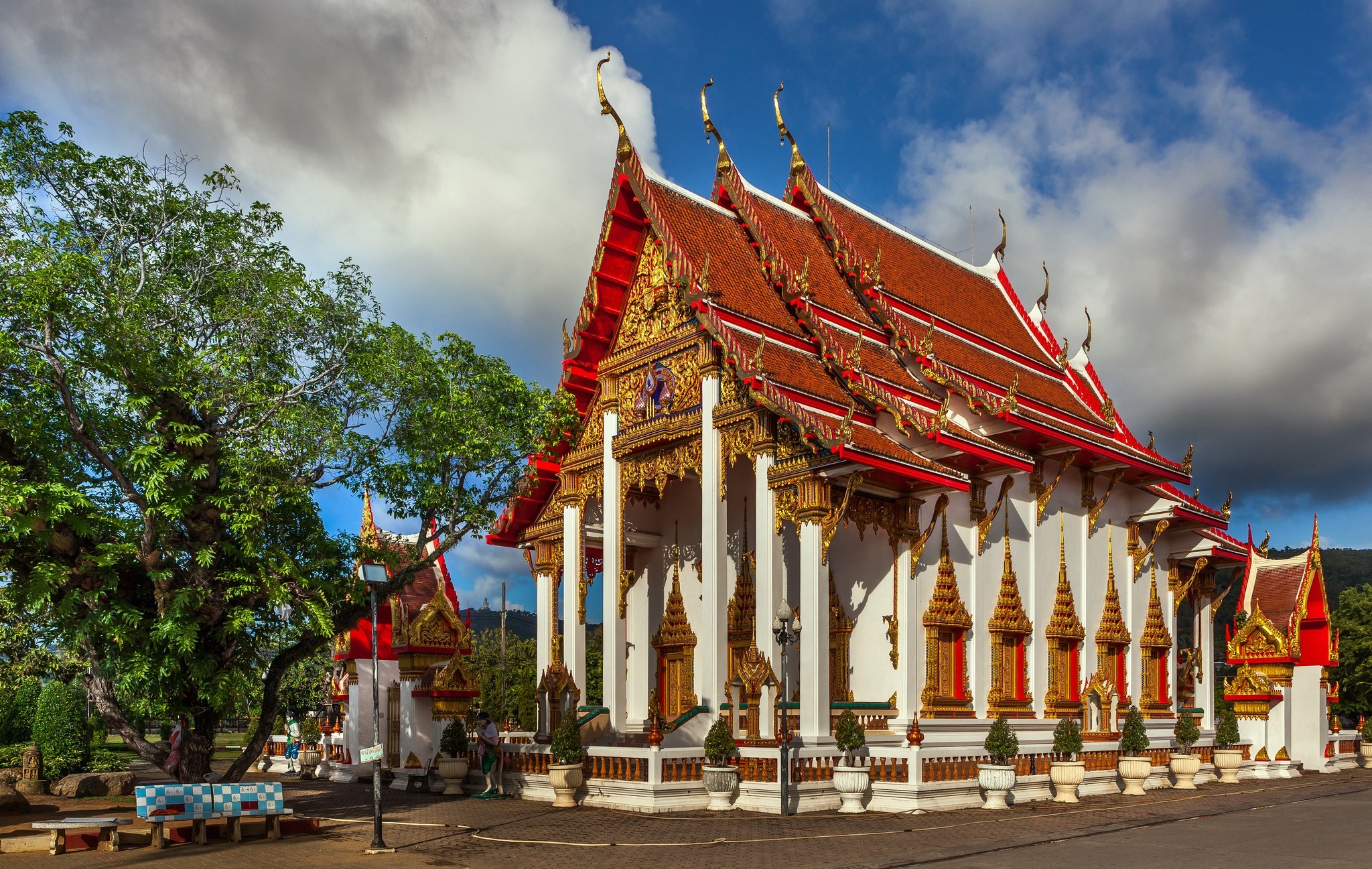 無料モバイル壁紙ワット・チャロン, タイ, 寺, 寺院, 宗教的をダウンロードします。