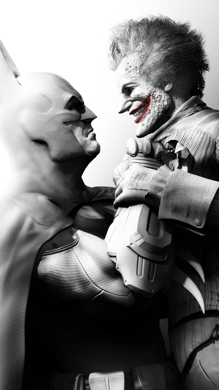 Handy-Wallpaper Batman, Joker, Computerspiele, Batman: Arkham City kostenlos herunterladen.